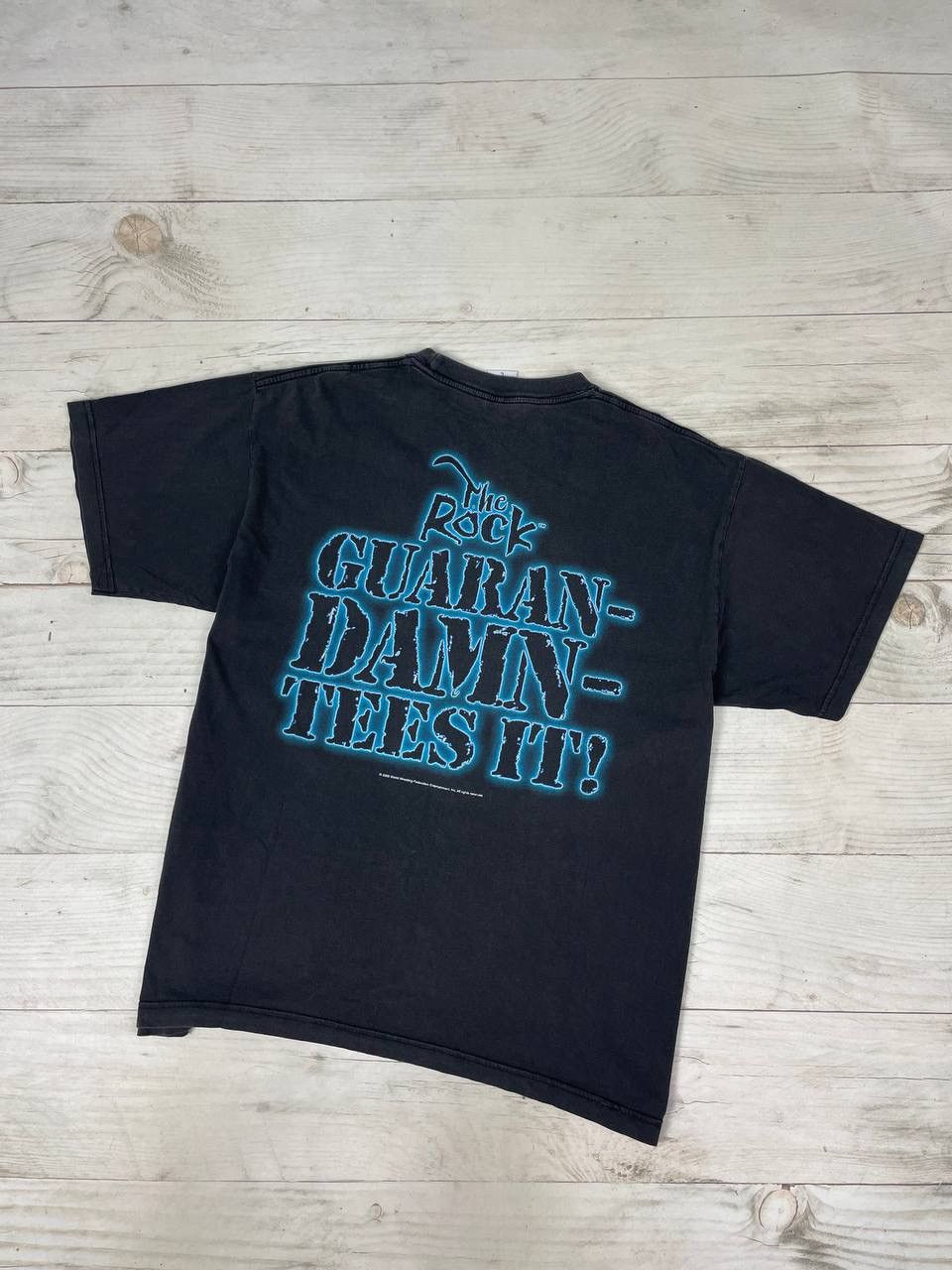 WWE Vintage WWF WWE The Rock Wrestling 2000 T Shirt Size US L / EU 52-54 / 3 - 1 Thumbnail