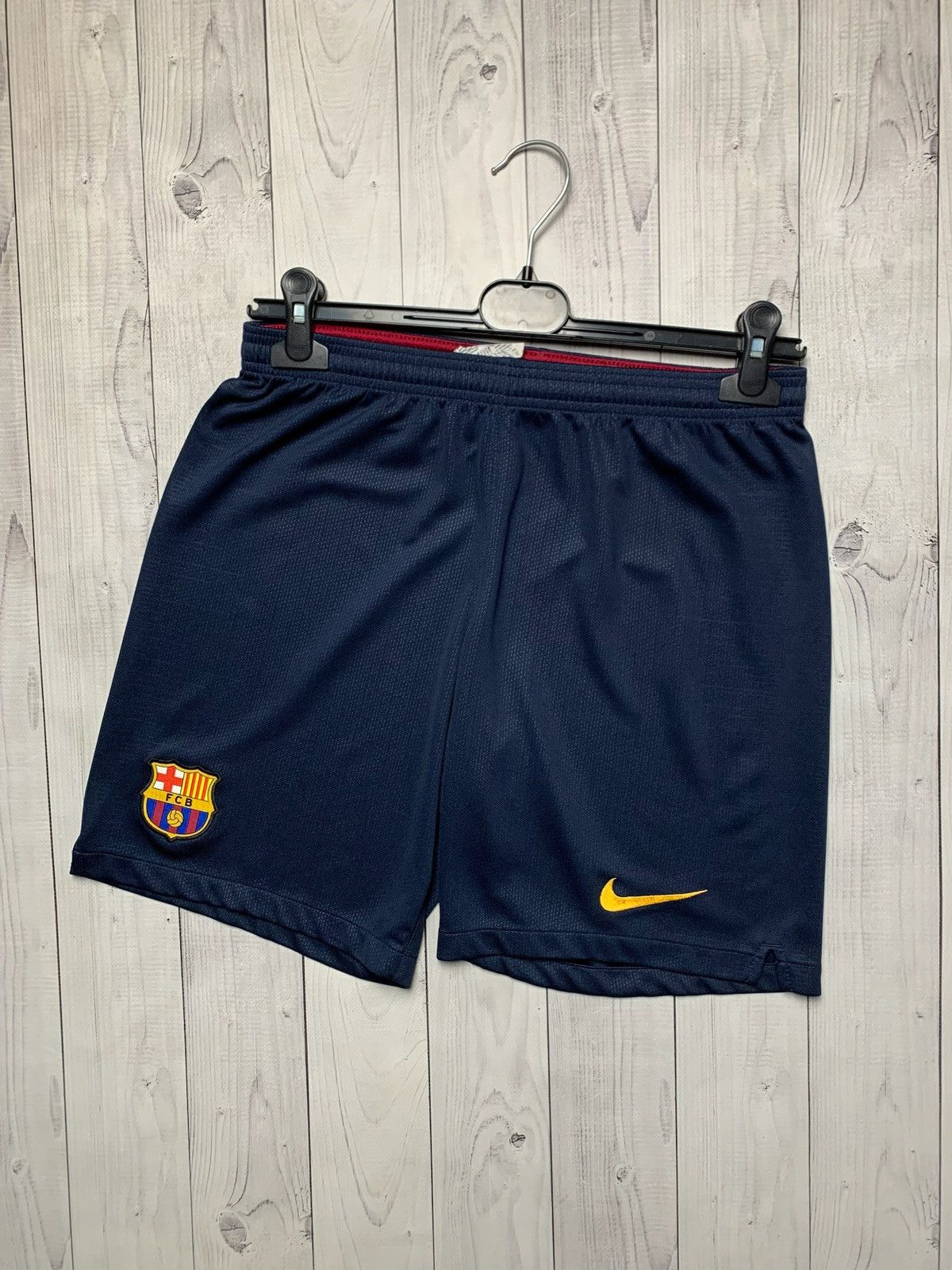 Nike × Vintage Vintage Nike Barcelona soccer shorts size S logo Size US 30 / EU 46 - 1 Thumbnail