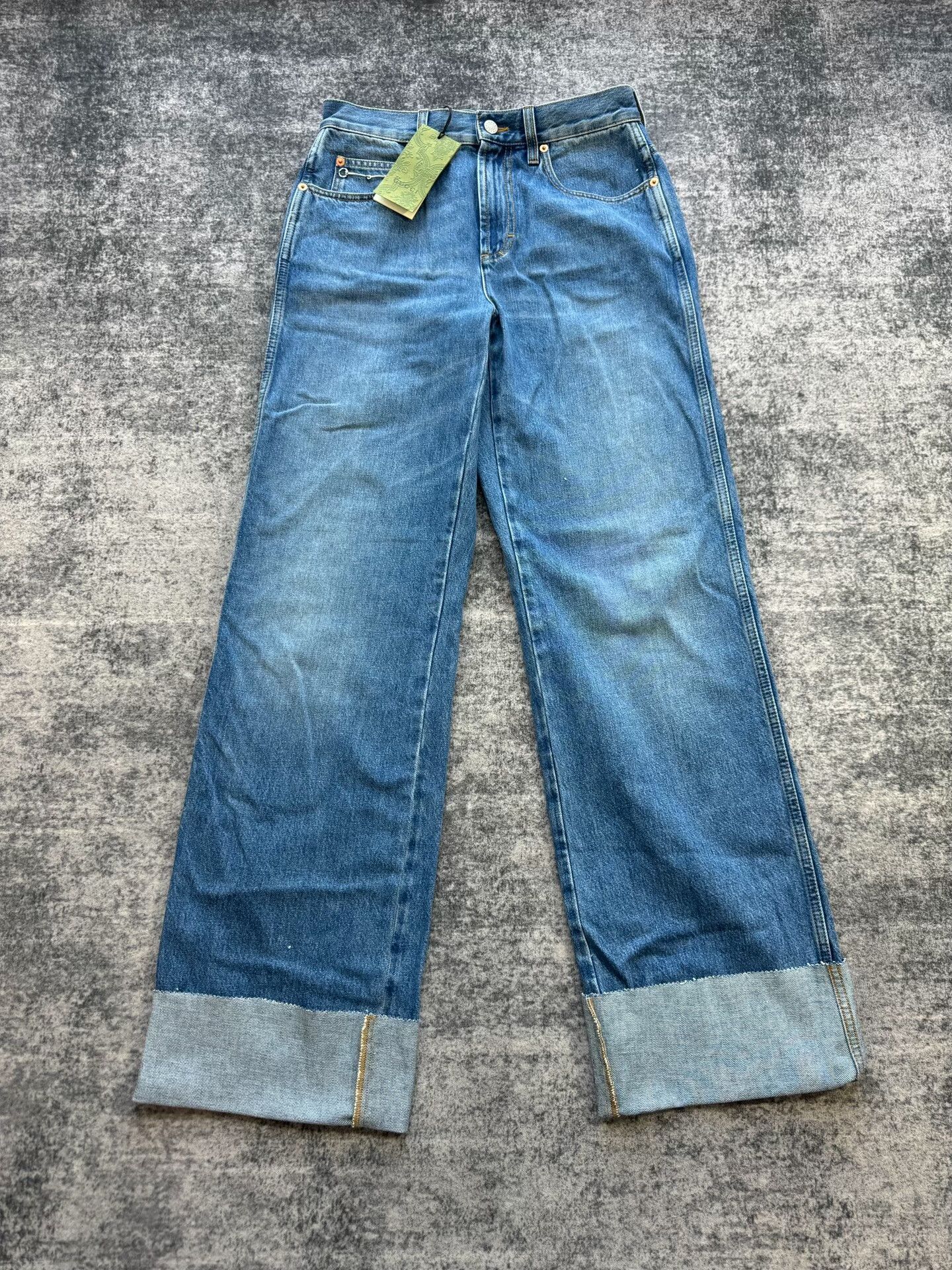 Gucci Gucci Horsebit Roll-Up Jeans Size 25" / US 0 / IT 36 - 1 Thumbnail