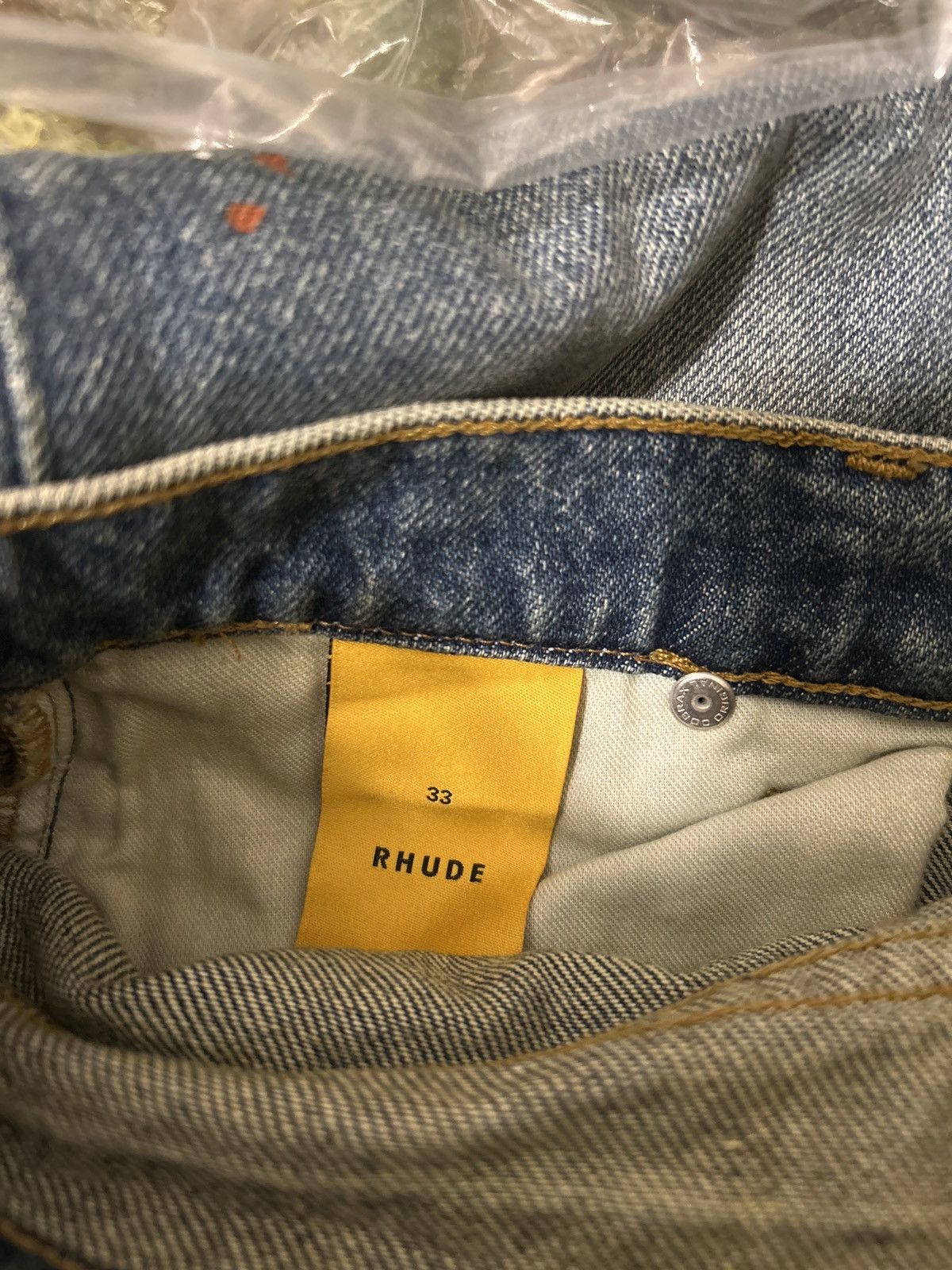 Rhude Rhude 90s indigo denim Size US 33 - 7 Thumbnail
