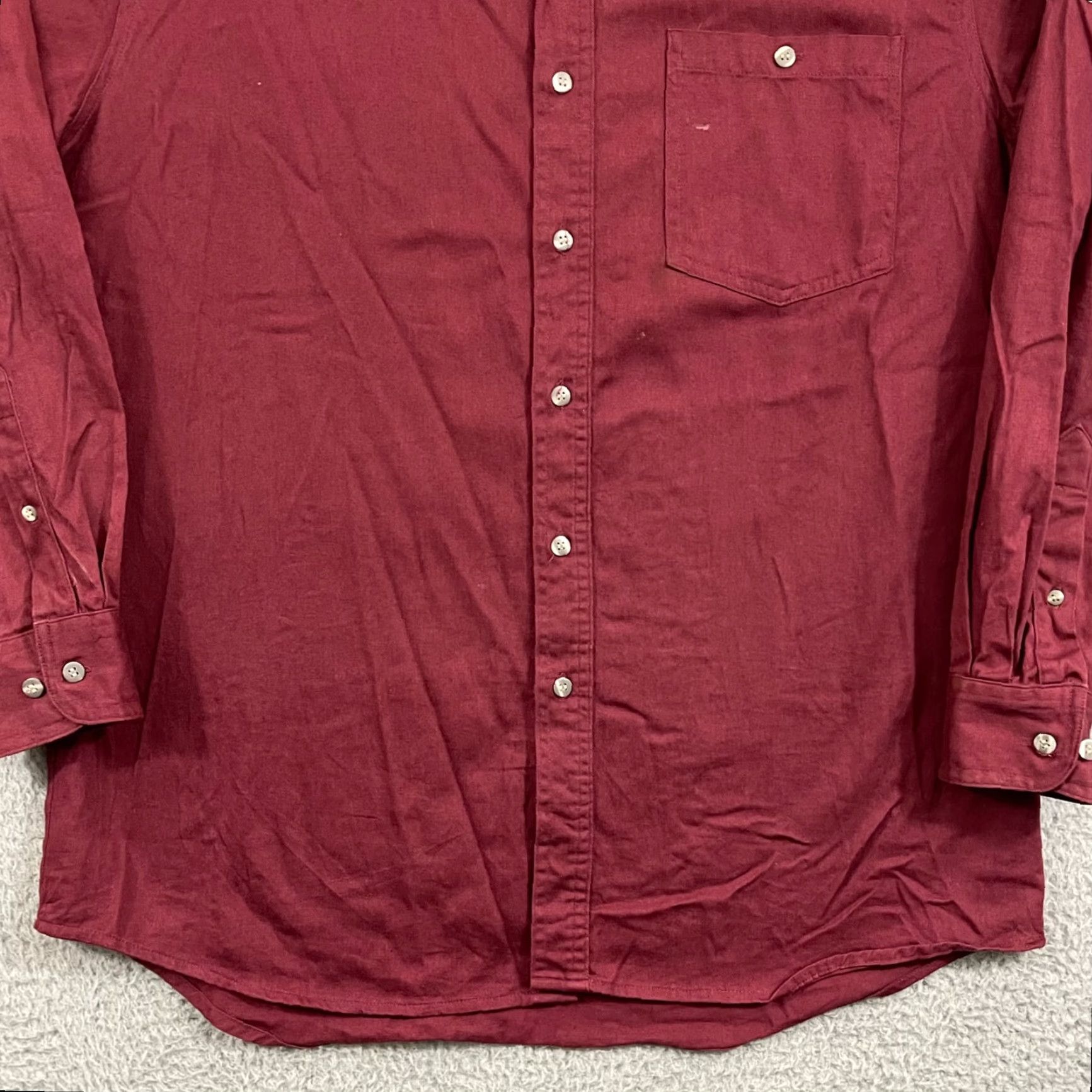 Vintage VINTAGE Miller Stockman Shirt Mens Large Red Western Cowboy Button 90s Workwear Size US L / EU 52-54 / 3 - 2 Thumbnail