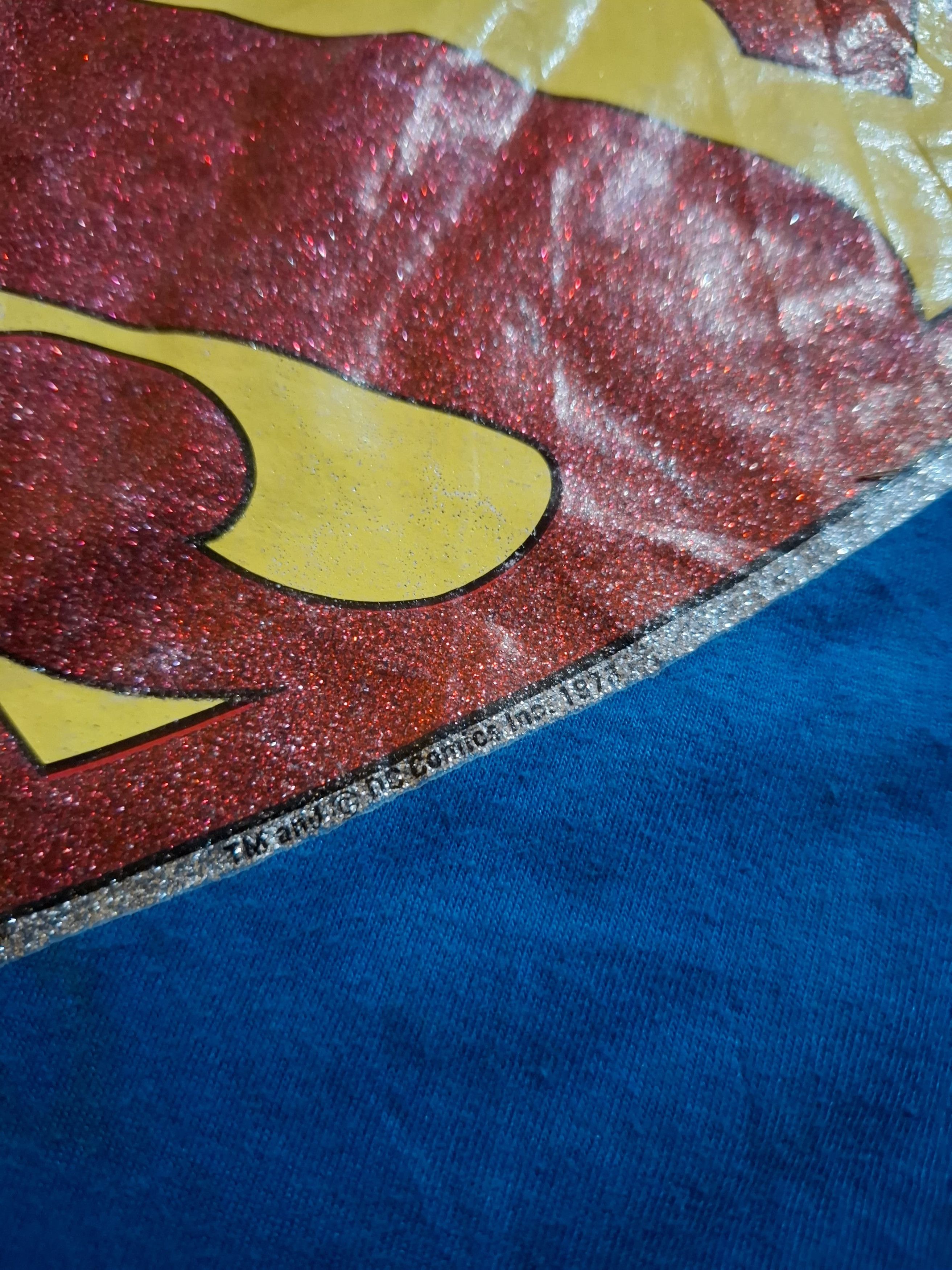 Vintage RARE Vintage 1978 Superman DC COMICS Logo Single Stitch Tee Size US M / EU 48-50 / 2 - 10 Thumbnail