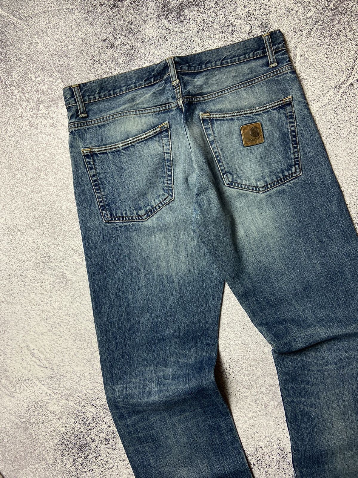 Carhartt × Vintage Vintage Carhartt Jeans Klondike Pants Distressed Denim Skate Size US 33 - 4 Thumbnail