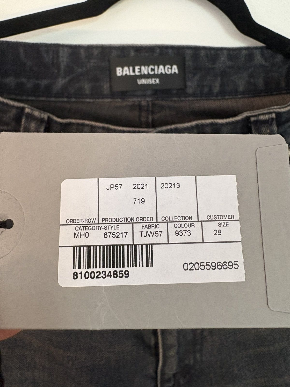 Balenciaga BALENCIAGA FW21 JAPANESE DENIM CARGO PANTS IN BLUE Size US 28 / EU 44 - 8 Thumbnail
