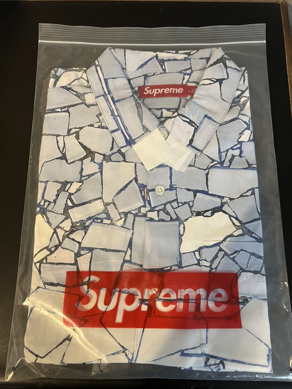 Supreme Supreme Mosaic S/S Shirt (Size Large) Size US L / EU 52-54 / 3 - 1 Thumbnail