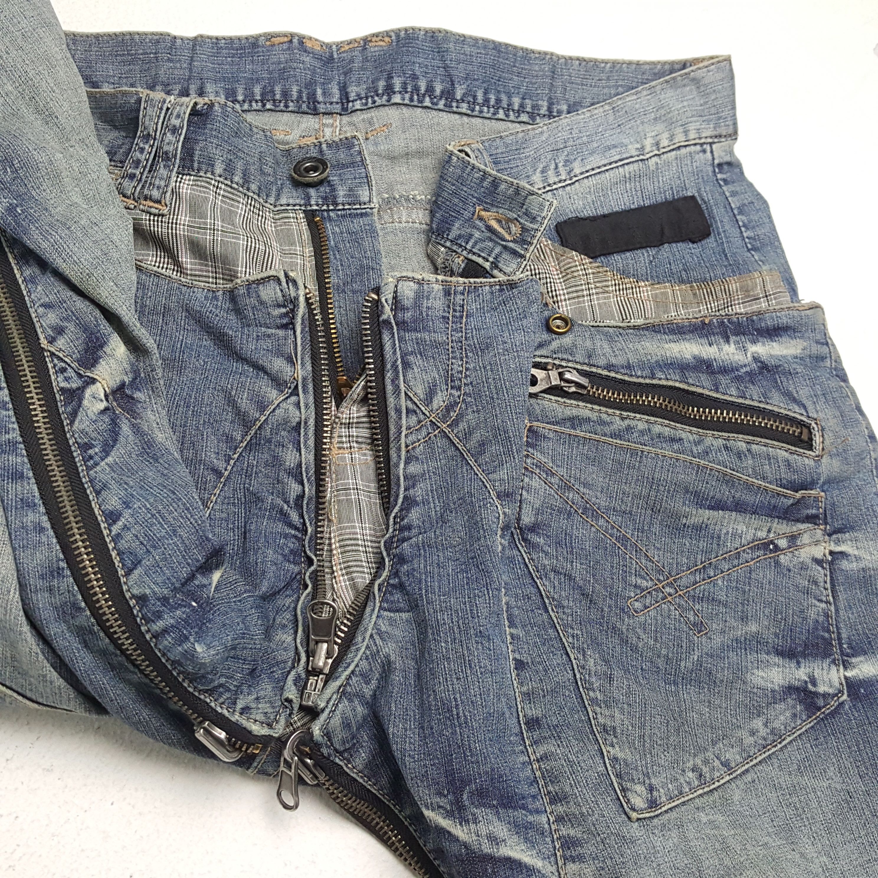 Japanese Brand × PPFM PPFM ANARCHY 2 Design Style Fashion Rare Jeans Size US 34 / EU 50 - 18 Thumbnail