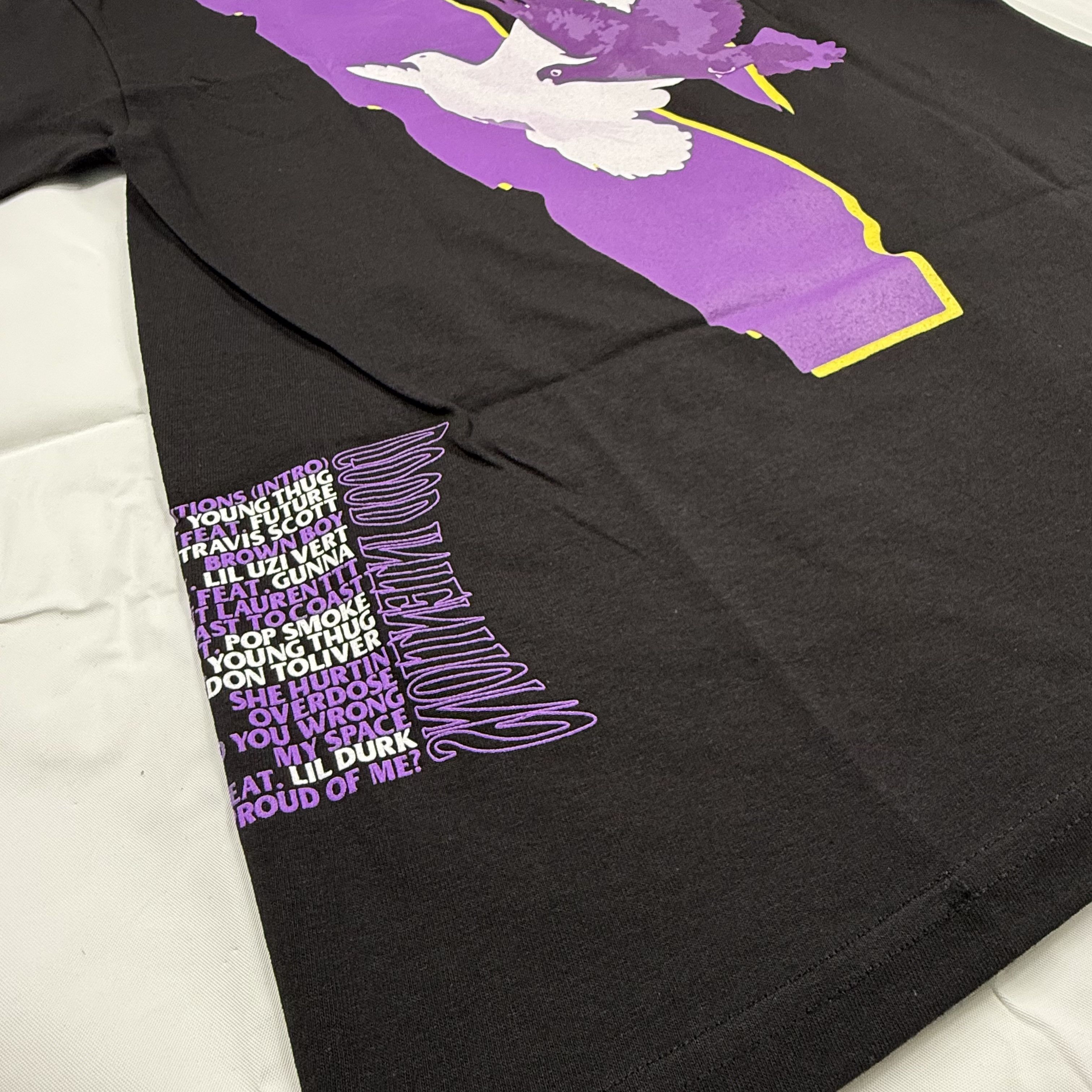 NAV × Vlone NAV x Vlone Good Intentions Black Graphic T-Shirt Mens Large Size US L / EU 52-54 / 3 - 6 Thumbnail