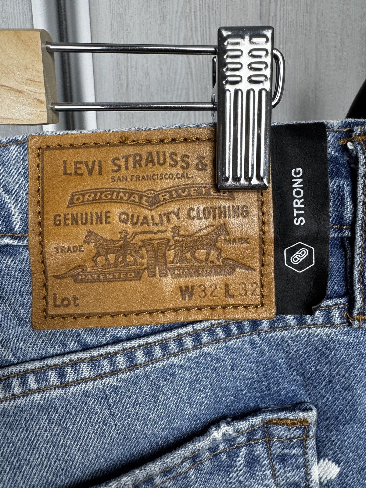 Levi's Levis 510 Strong Skateboarding Baggy fit jeans painted denim Size US 32 / EU 48 - 11 Thumbnail