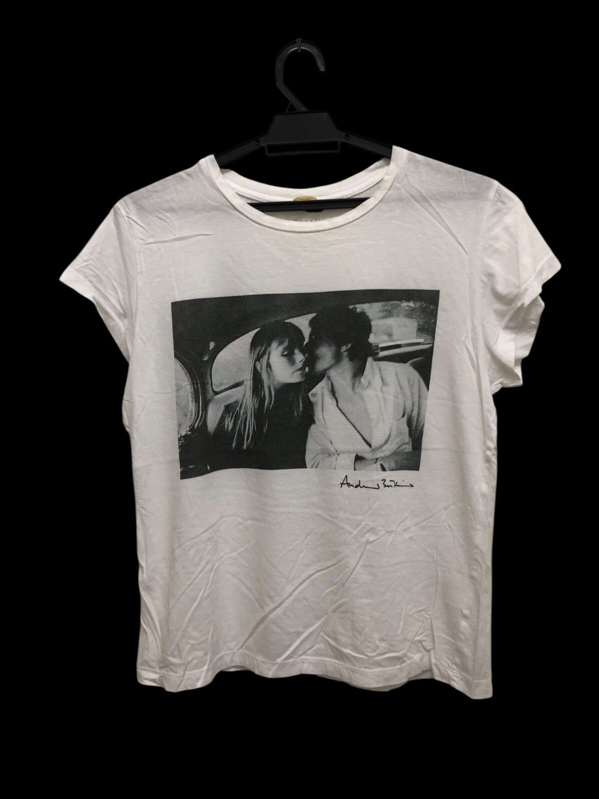 Japanese Brand MUSE DEUXIEME CLASSE JANE BIRKIN SERGE GAINSBOURG PHOTO TEE Size M / US 6-8 / IT 42-44 - 1 Thumbnail