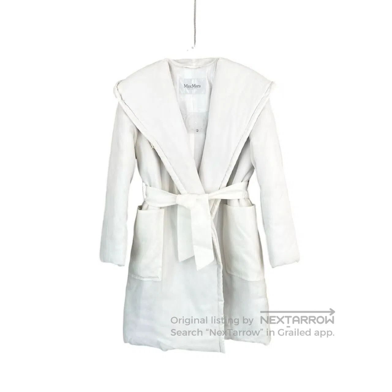 Max Mara Max Mara Hooded belt style bathrobe coat| Size 4XL / US 24-26 - 1 Thumbnail