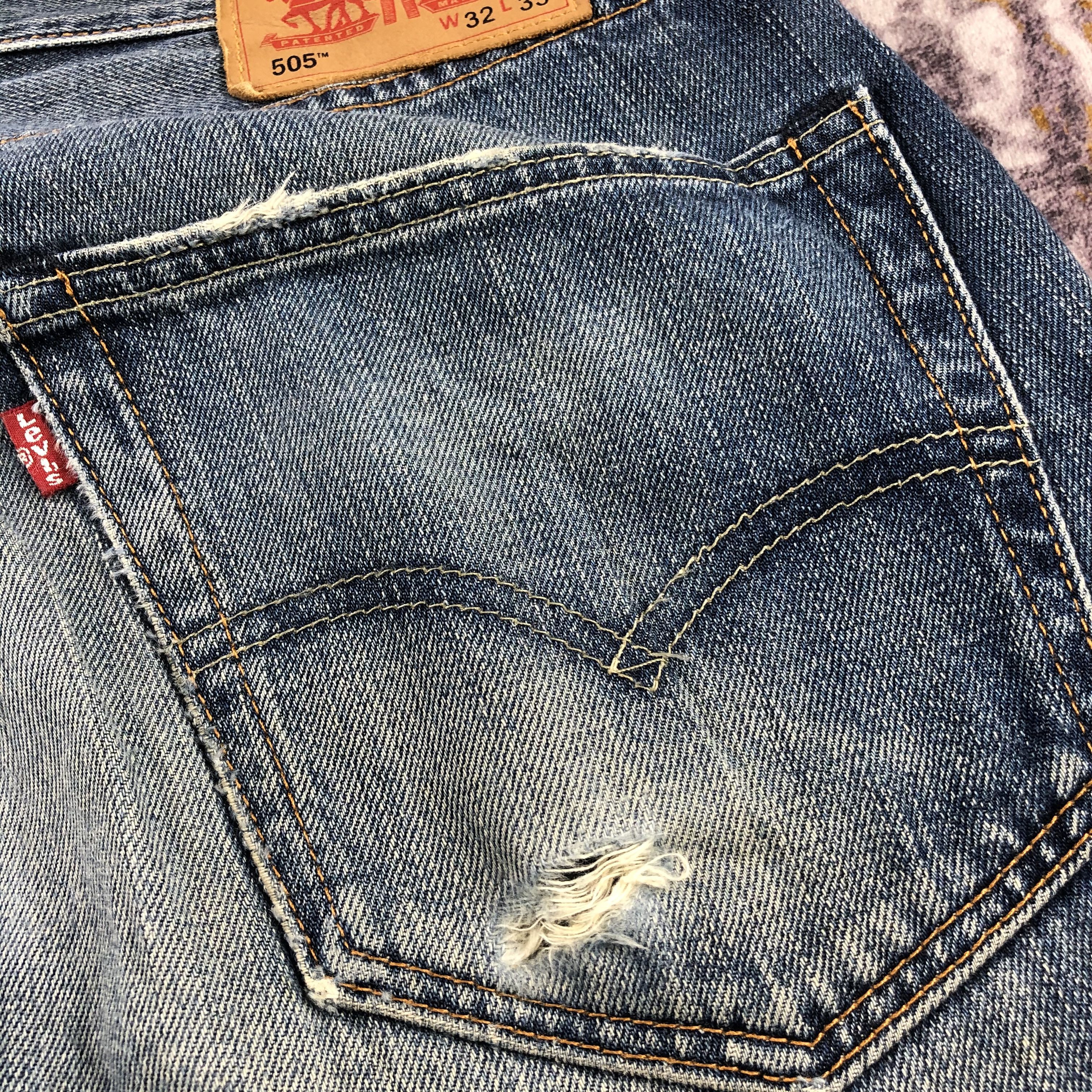 Levi's × Vintage Vintage Blue Wash Levis 505 Jeans-JM2749 Size US 34 / EU 50 - 7 Thumbnail