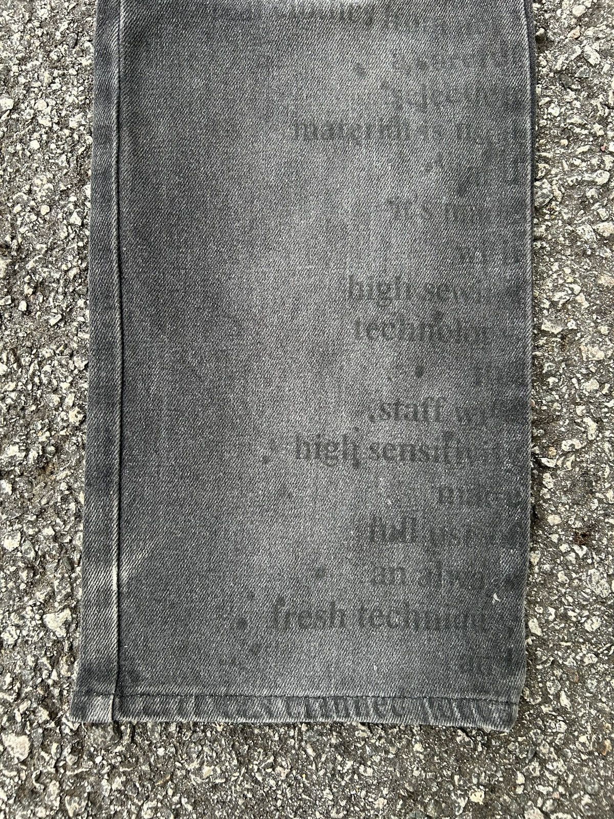 In The Attic in The Attic Poem Denim Junya Watanabe CDG☠️🎌☠️ Size US 32 / EU 48 - 7 Thumbnail