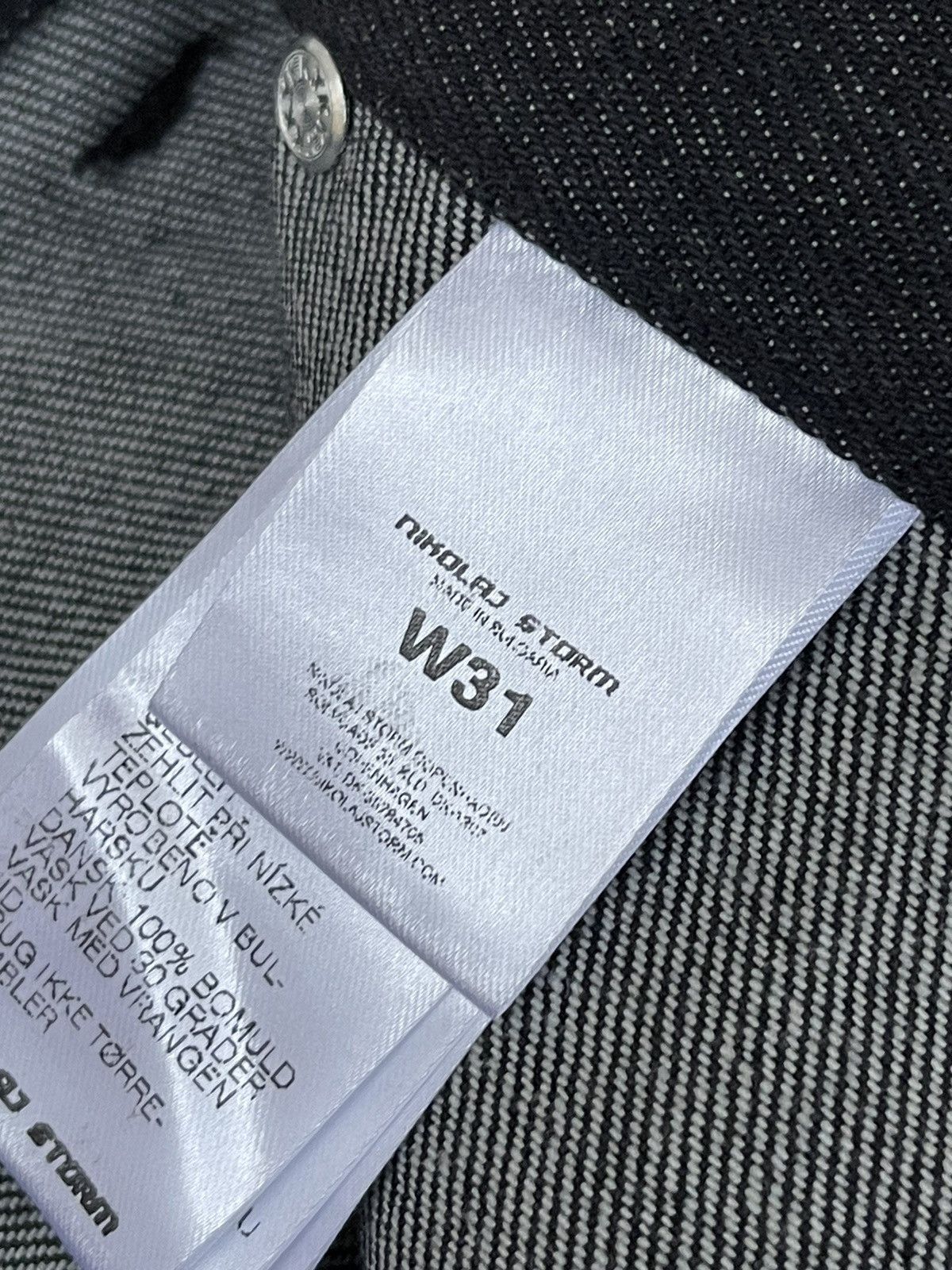 !DS! SS23 Nikolaj Storm Chaco Washed Black Pants
