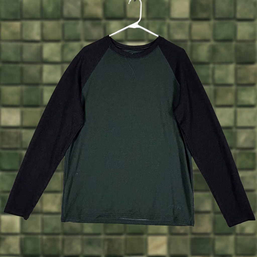 Orvis Orvis Men’s Long Sleeve Crew Neck T-Shirt Two Tone Green Gray Size Medium Size US M / EU 48-50 / 2 - 1 Thumbnail