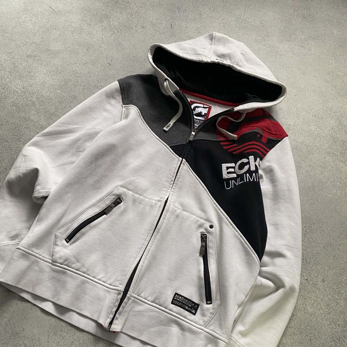 Ecko Unltd. Vintage Y2K Ecko UNLTD Zip Hoodie If Six Was Nine Style Size US M / EU 48-50 / 2 - 2 Thumbnail