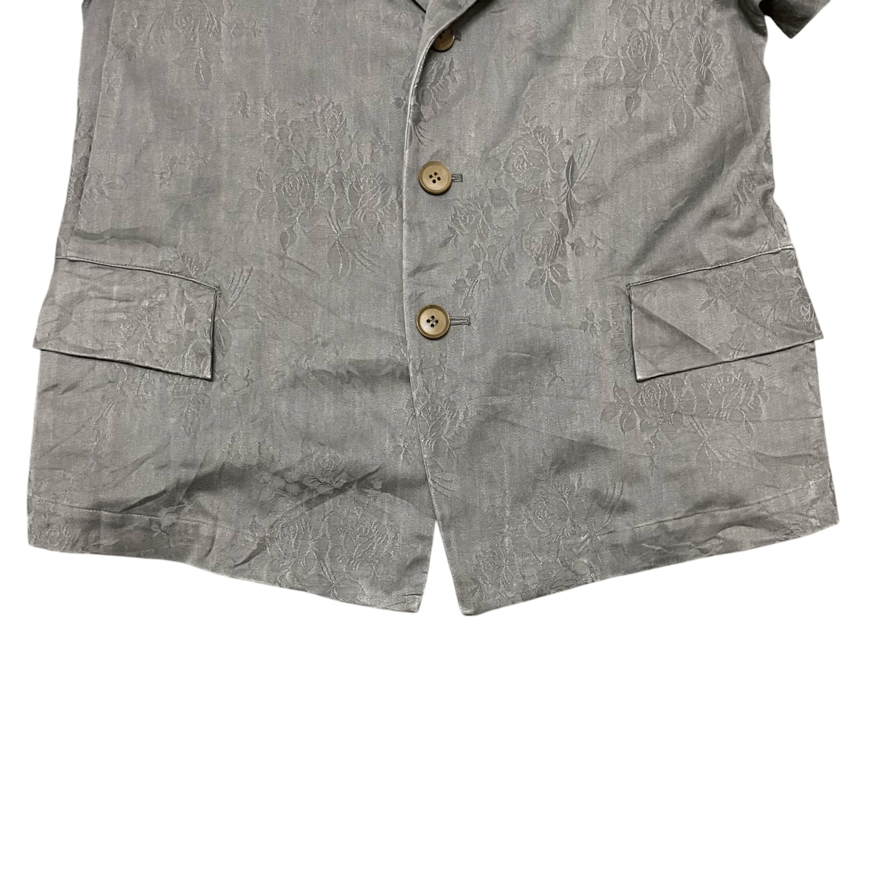 Yohji Yamamoto SS08 Yohji Yamamoto Floral Short Sleeve Jacket Size S / US 4 / IT 40 - 5 Thumbnail