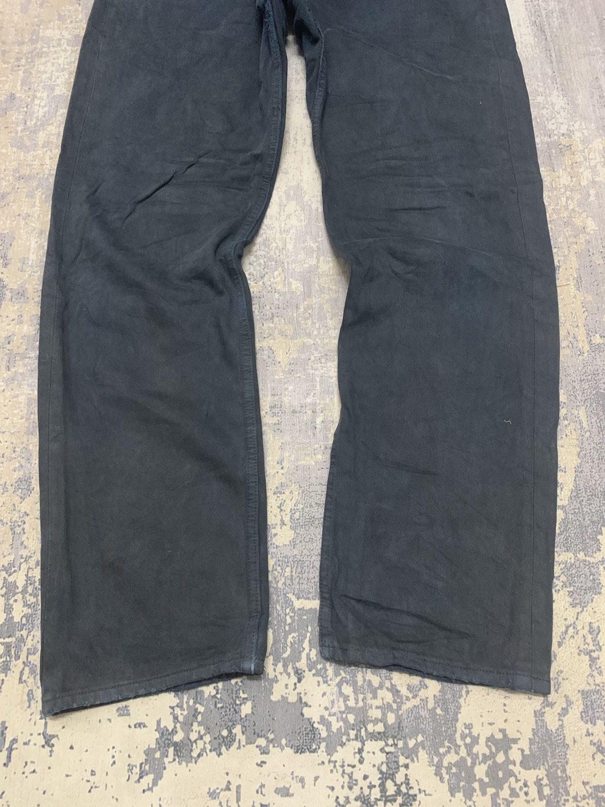 Levi's Vintage 90s Levi's 501 Faded Black Wash Jeans Size US 37 - 3 Thumbnail