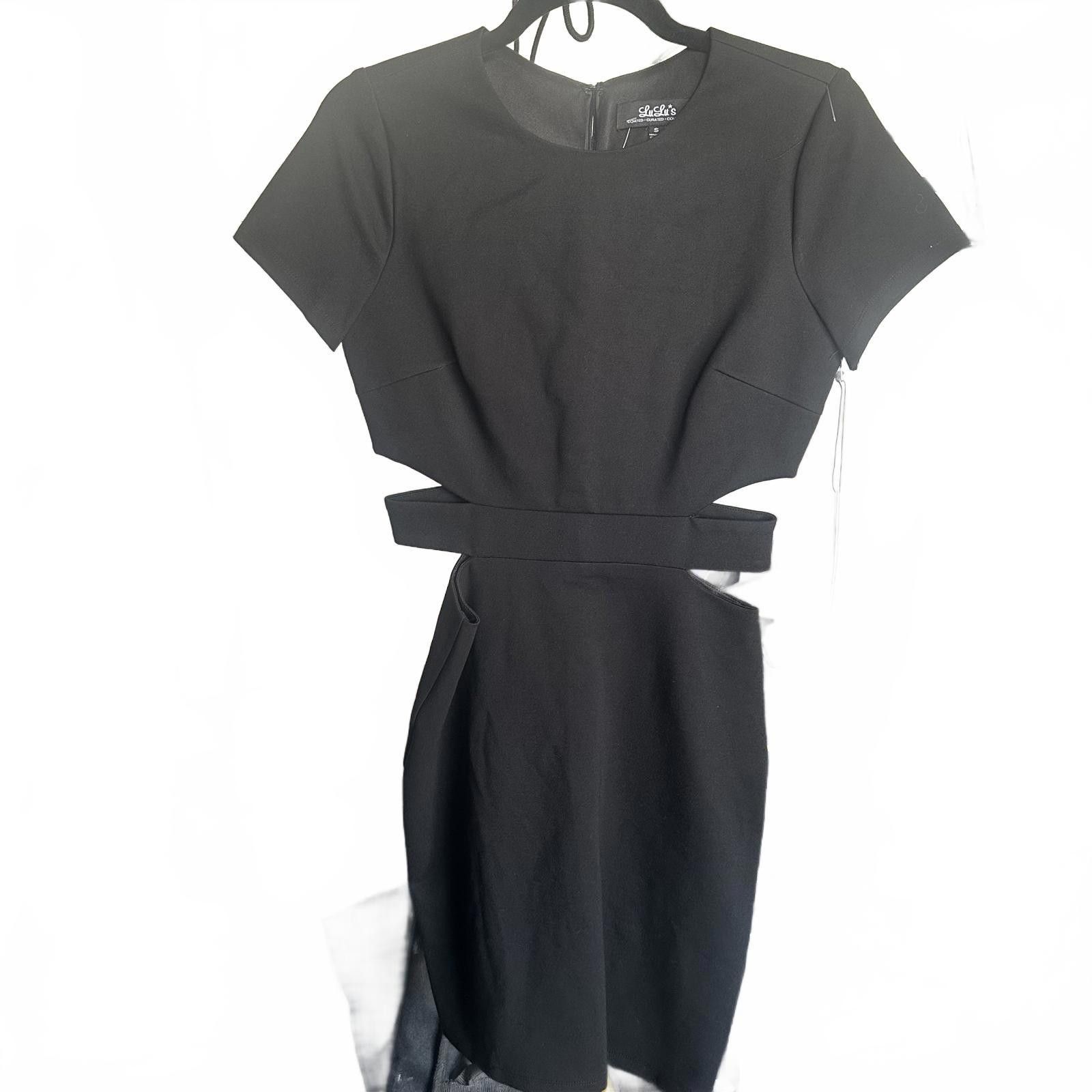 Lulus Lulus Women's Black Short Sleeve Dress Size S / US 4 / IT 40 - 1 Thumbnail