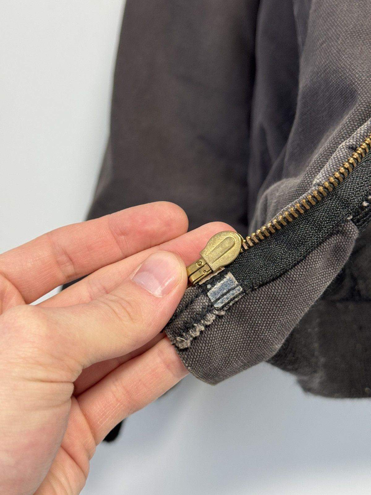 Dickies VTG Dickies Mens L Workwear Full Zip Hooded Jacket Canvas Size US L / EU 52-54 / 3 - 11 Thumbnail