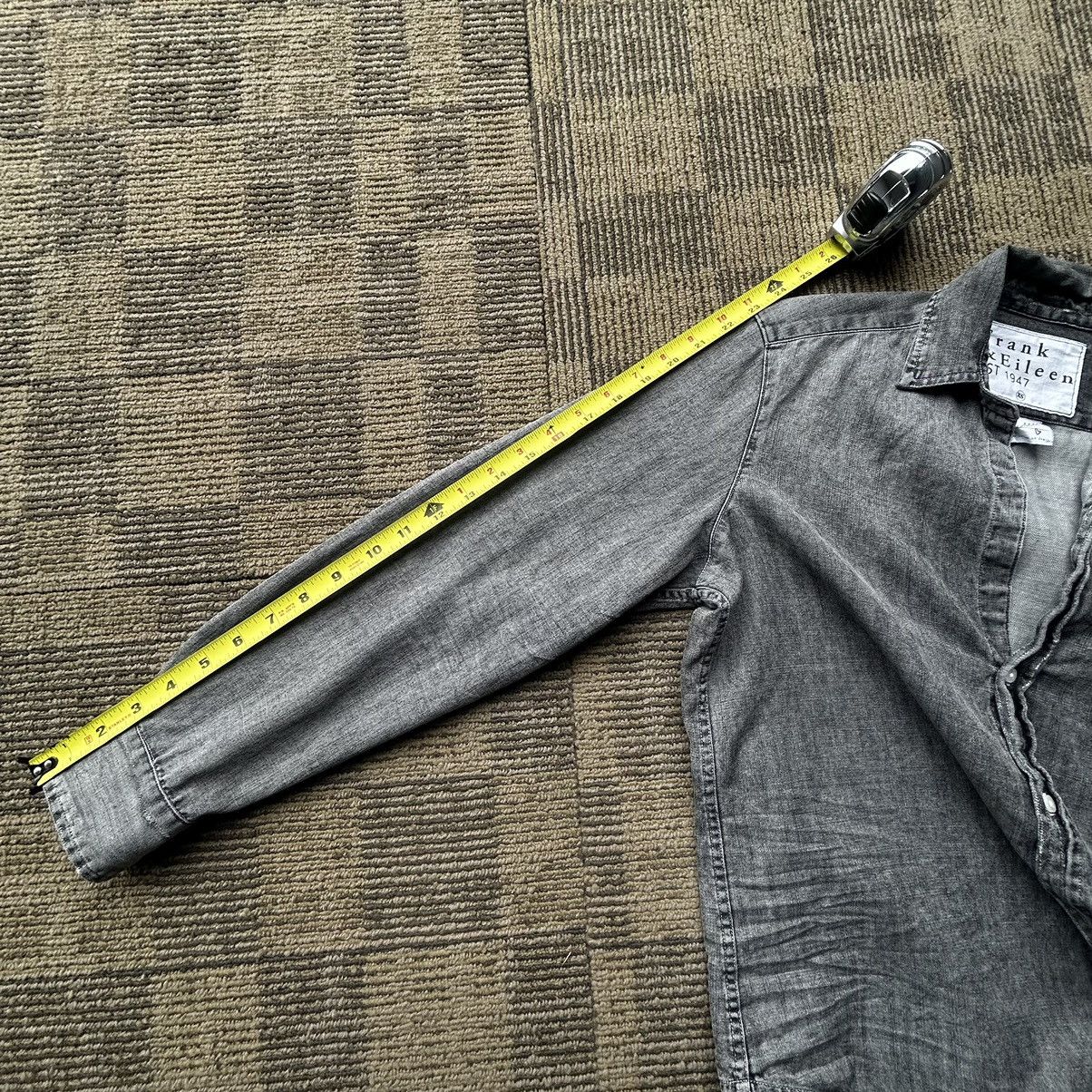 Frank & Eileen Frank & Eileen Stonewashed Grey Distressed Denim Shirt Size XS / US 0-2 / IT 36-38 - 5 Thumbnail