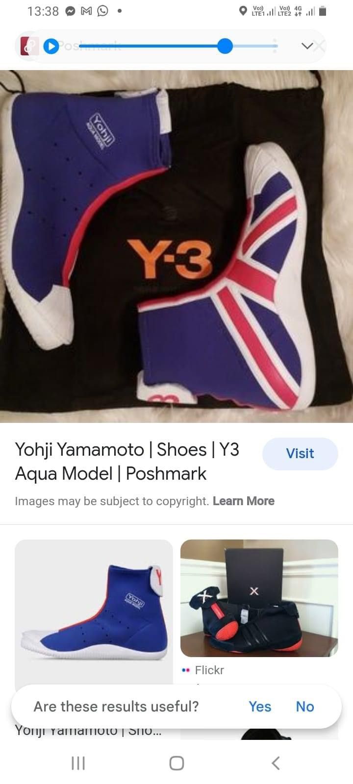 Yohji Yamamoto Yohjiyamamoto Aqua Union Jack Flag Shoes Size US 8.5 / EU 41-42 - 9 Thumbnail