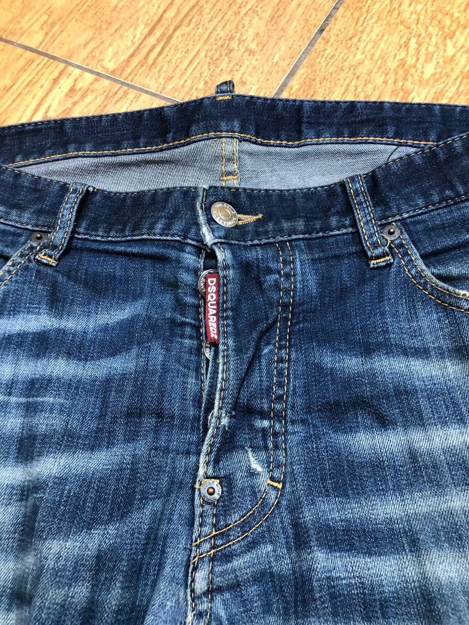 Dsquared2 Dsquared2 Logo Painted Distressed Slim Men's Jeans Size US 34 / EU 50 - 21 Thumbnail