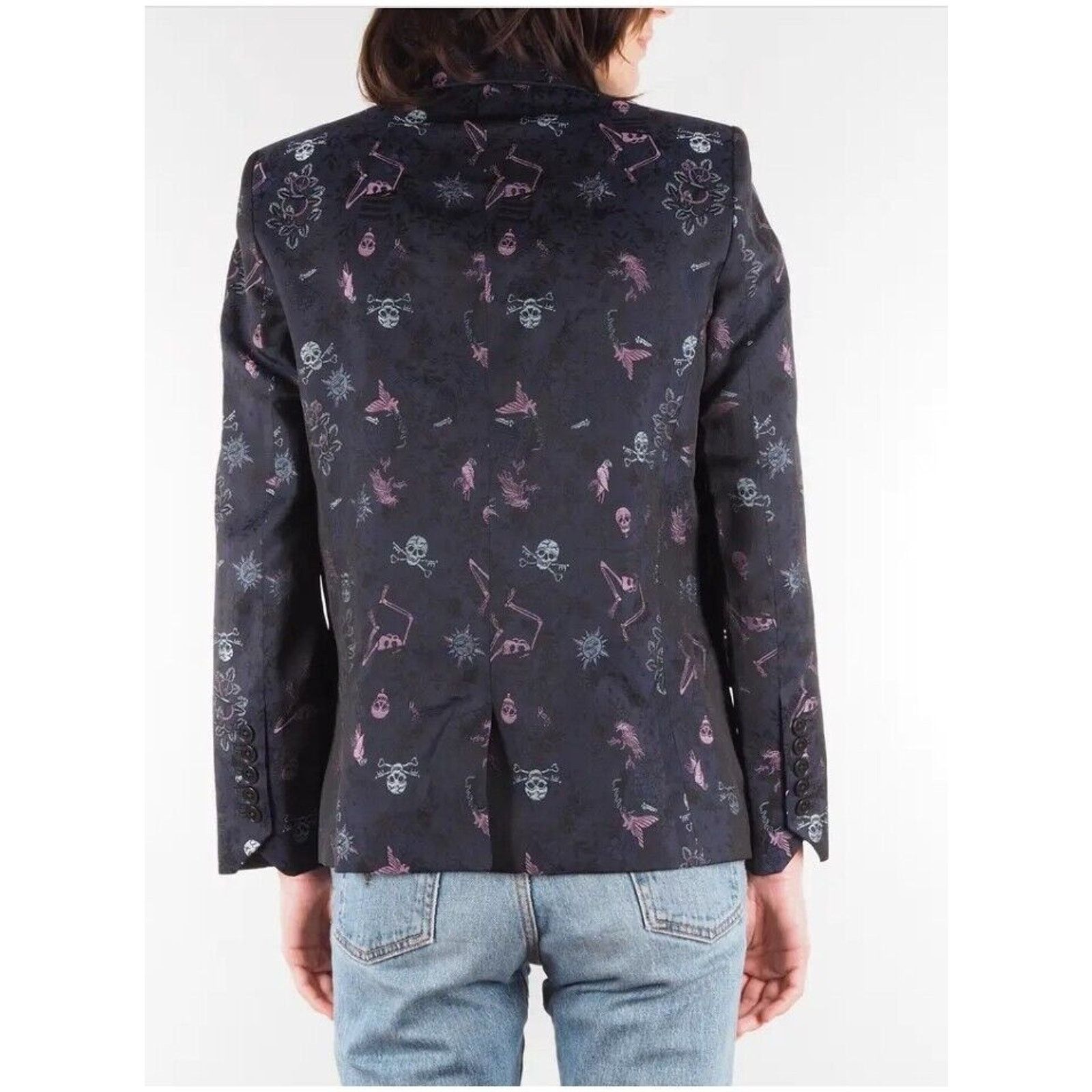 Zadig & Voltaire Zadig & Voltaire Victor Jac Tattoo Marine Women's Blazer Size S / US 4 / IT 40 - 2 Thumbnail