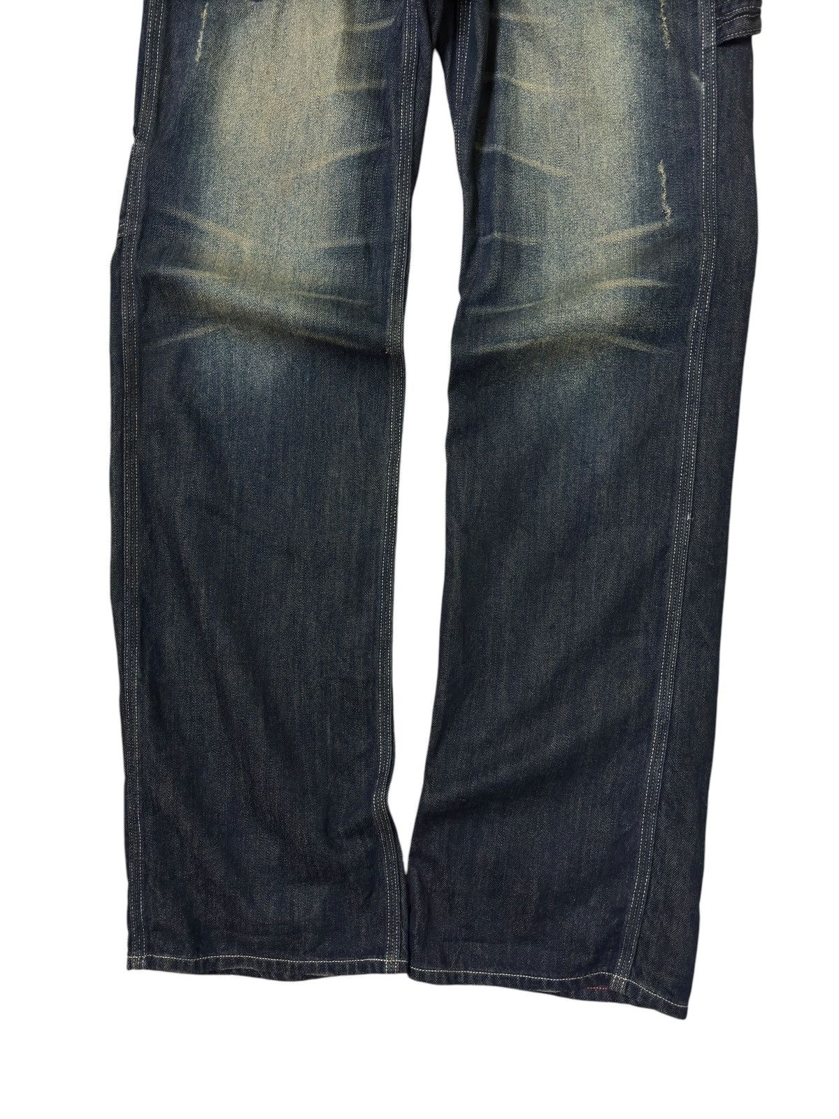 Hysteric Glamour Vintage IN THE GROOVE Baker Pants Muddy Wash Worker Denim Size US 28 / EU 44 - 6 Thumbnail