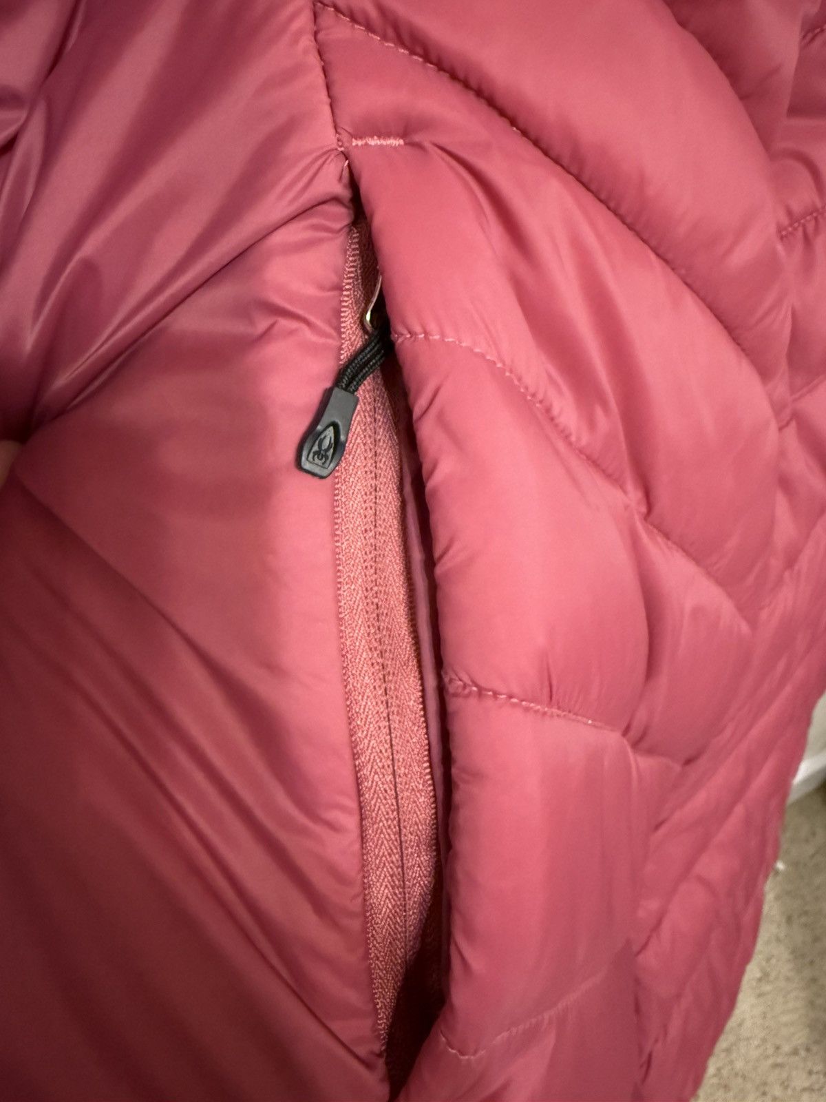 Spyder Spyder Womens Long pink puffer parka coat Size XL / US 12-14 / IT 48-50 - 6 Thumbnail