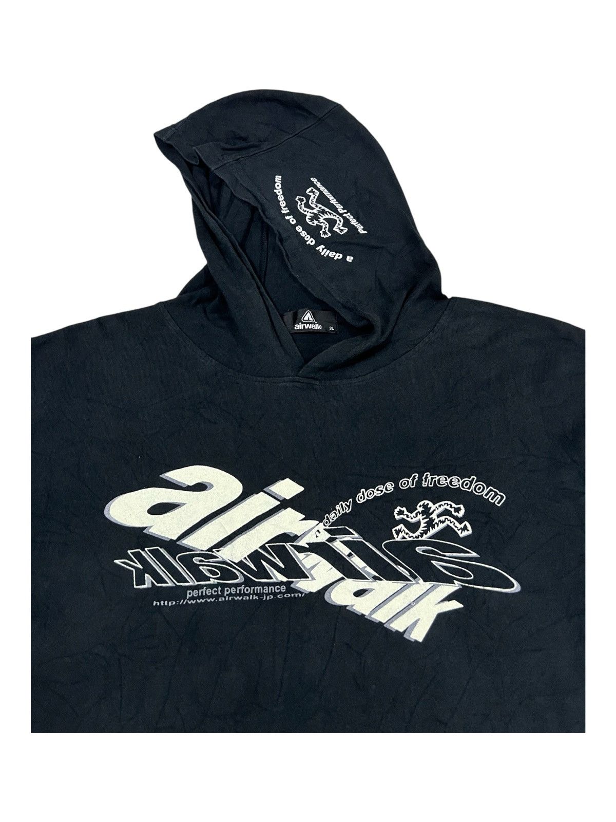 Airwalk × Tribal Streetwear × Vintage Y2K Airwalk Running Man Logo Skater Double Sleeve Hoodie Size US L / EU 52-54 / 3 - 4 Thumbnail