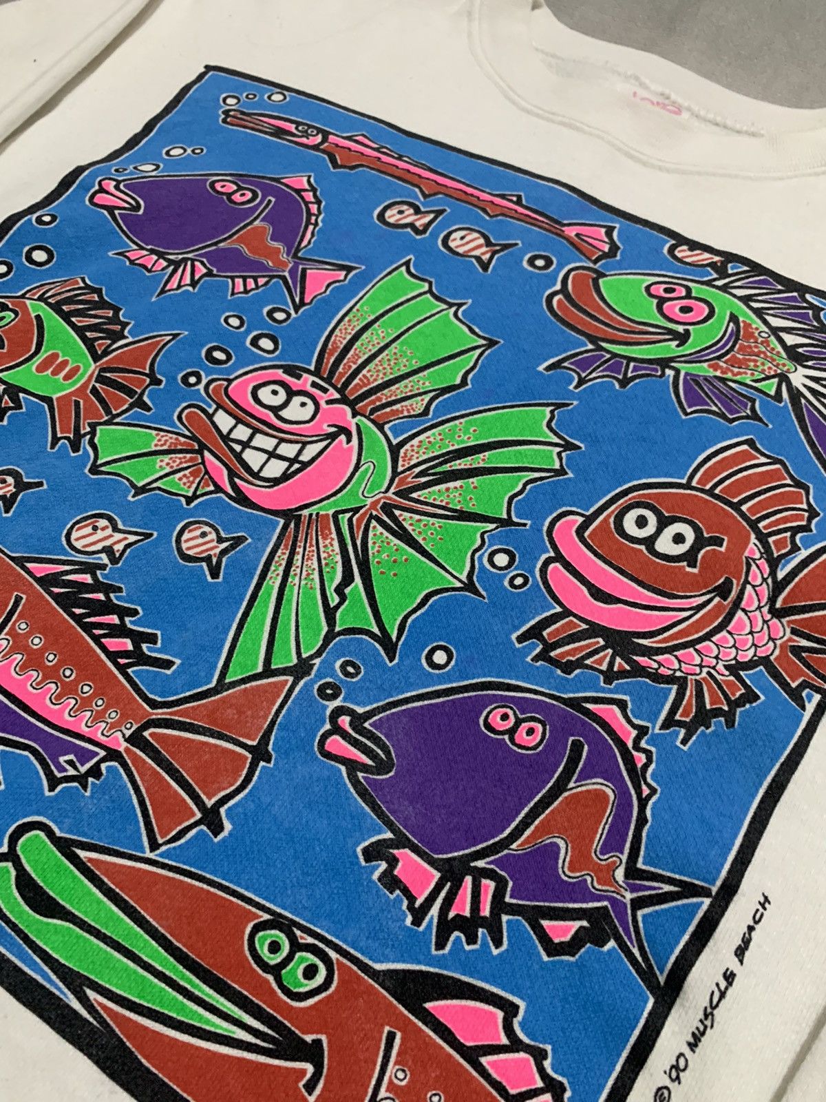 Vintage Vintage 90s Fish Freaks Crewneck Sweatshirt: Big Logo Size US M / EU 48-50 / 2 - 8 Thumbnail
