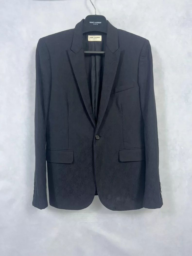 Saint Laurent Paris Saint Laurent Star Collar Blazer Jacket- DMC Size US M / EU 48-50 / 2 - 1 Thumbnail