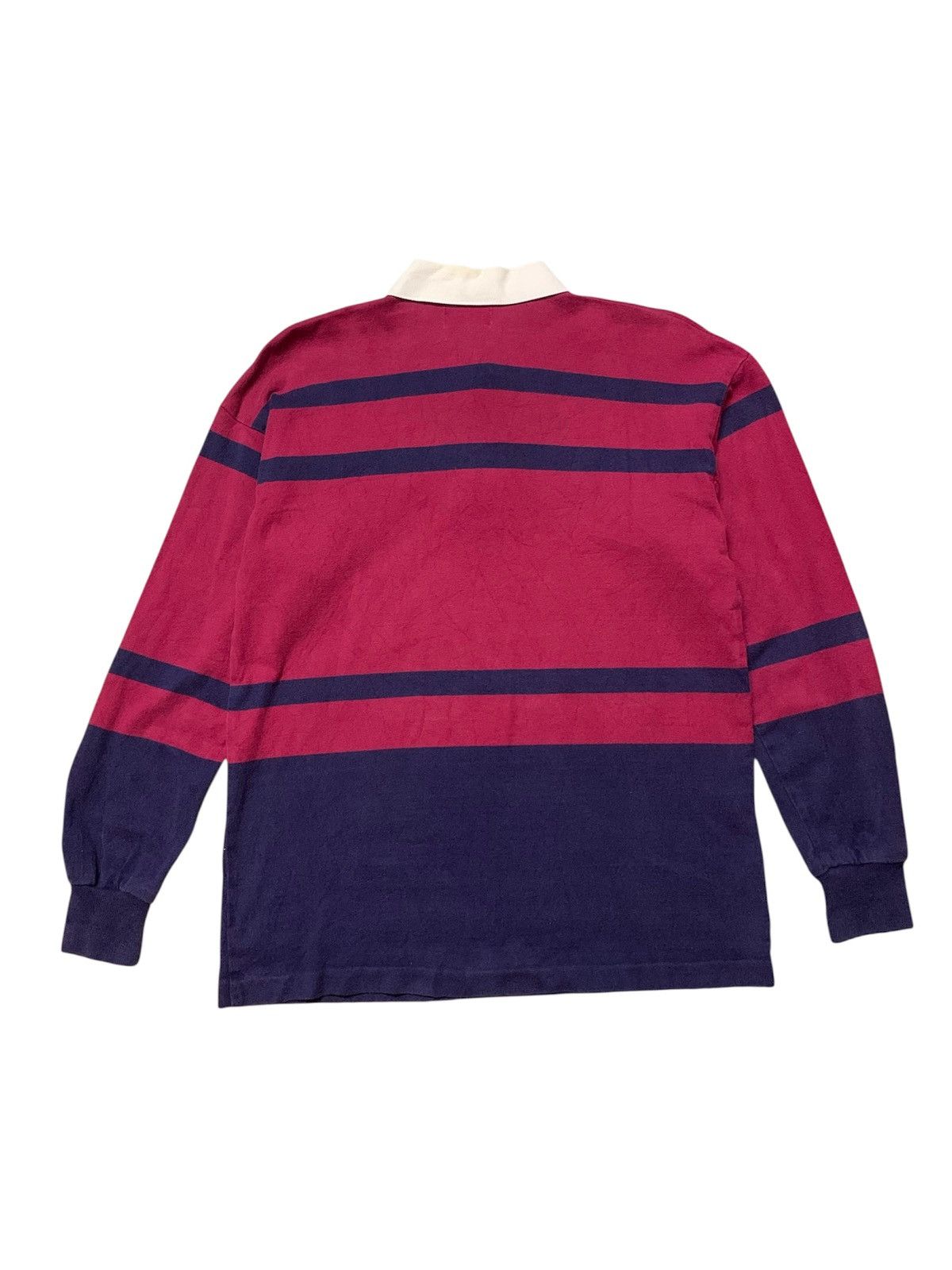 L.L. Bean Vintage 80/90’s LL BEAN Rugby Polo Made In Usa Size US L / EU 52-54 / 3 - 2 Thumbnail
