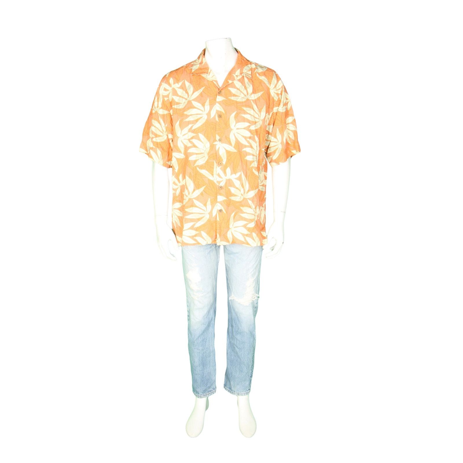 Other Tommy Bahama Foliage Leaves Hawaiian Aloha Camp Shirt L Size US L / EU 52-54 / 3 - 1 Thumbnail