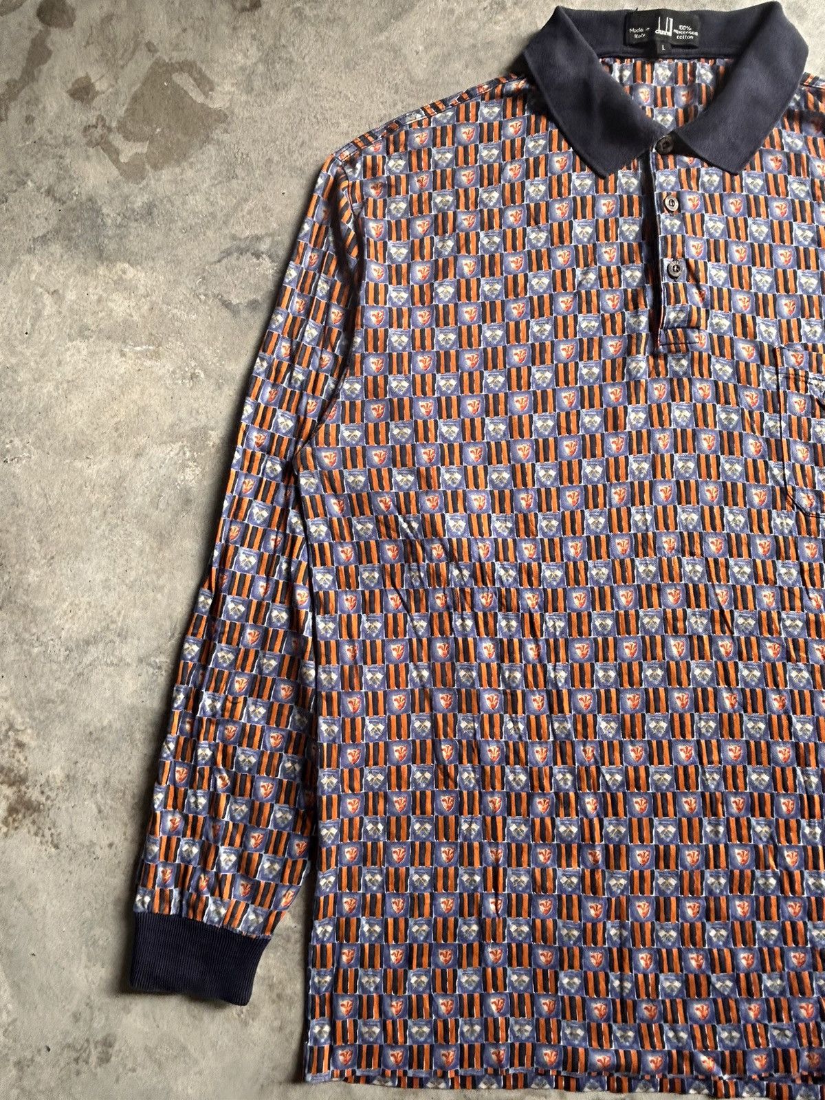 Alfred Dunhill Dunhill Vintage Polo Longsleeve Size US M / EU 48-50 / 2 - 3 Thumbnail