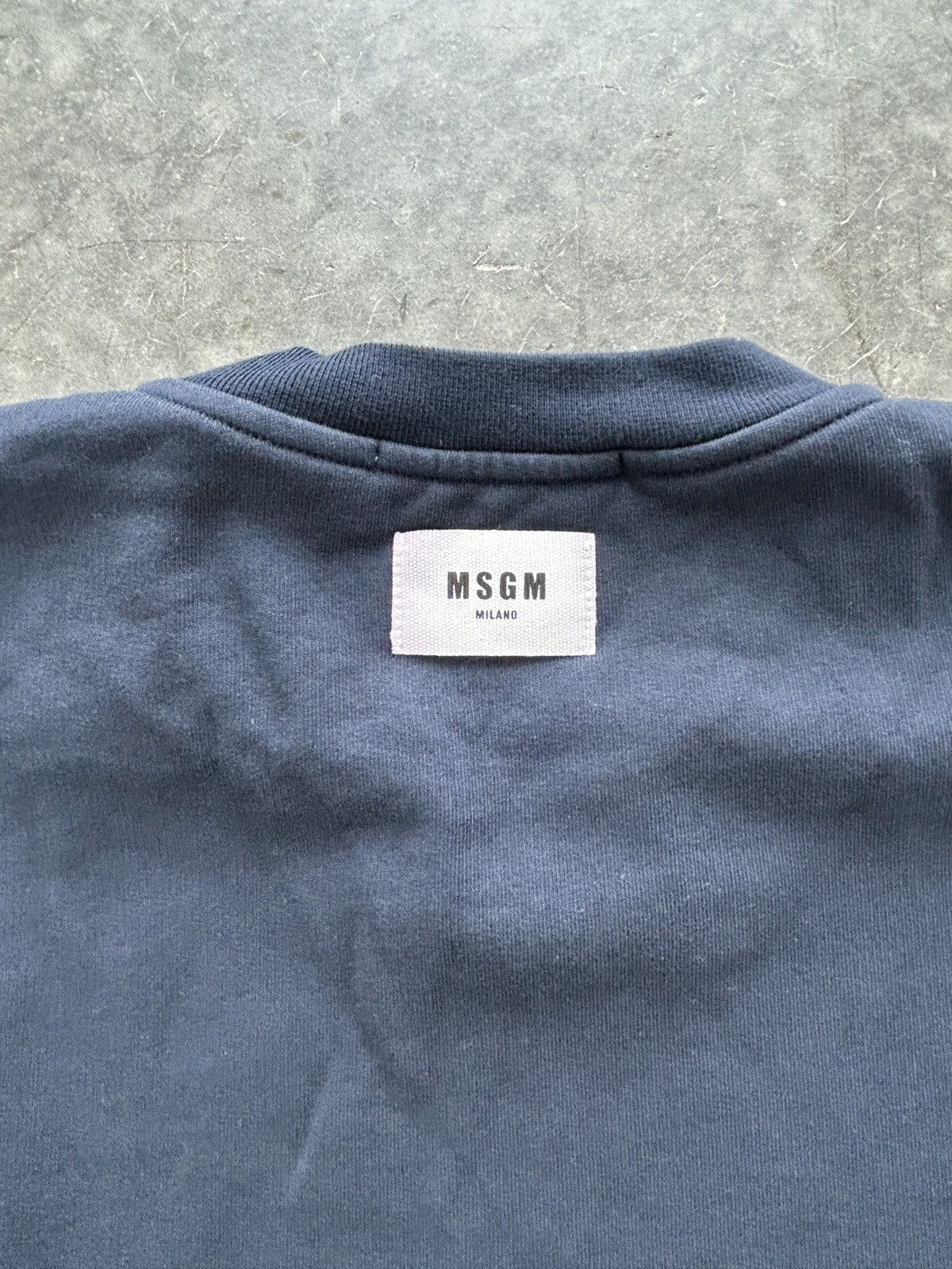 MSGM MSGM Milano Terry Cotton Sweatshirt Size US L / EU 52-54 / 3 - 7 Thumbnail