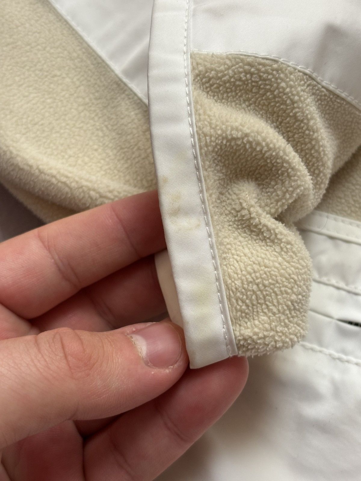 Frauenschuh × Vintage FRAUENSCHUH Womens Fleece Jacket Full Zip Beige Size XL Size XL / US 12-14 / IT 48-50 - 12 Thumbnail