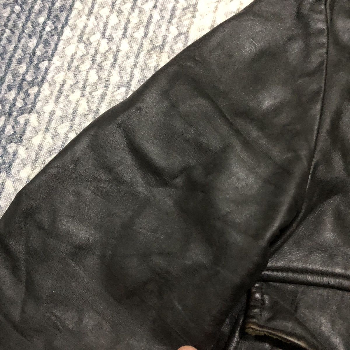 Cooper × Vintage Rare Distressed Vintage Cooper Sportswear Leather Jacket Size US M / EU 48-50 / 2 - 7 Thumbnail