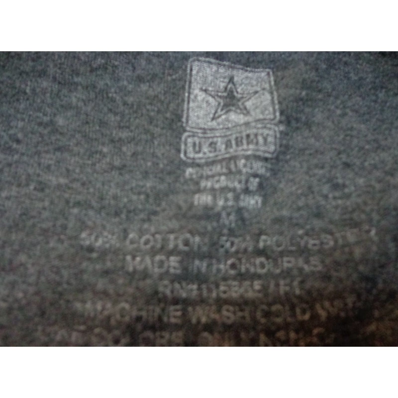 Vintage US Army T-Shirt Mens Size M Gray Charcoal Heather Crew Neck Short Sleeve Cotton Blend Tee Size US M / EU 48-50 / 2 - 4 Thumbnail