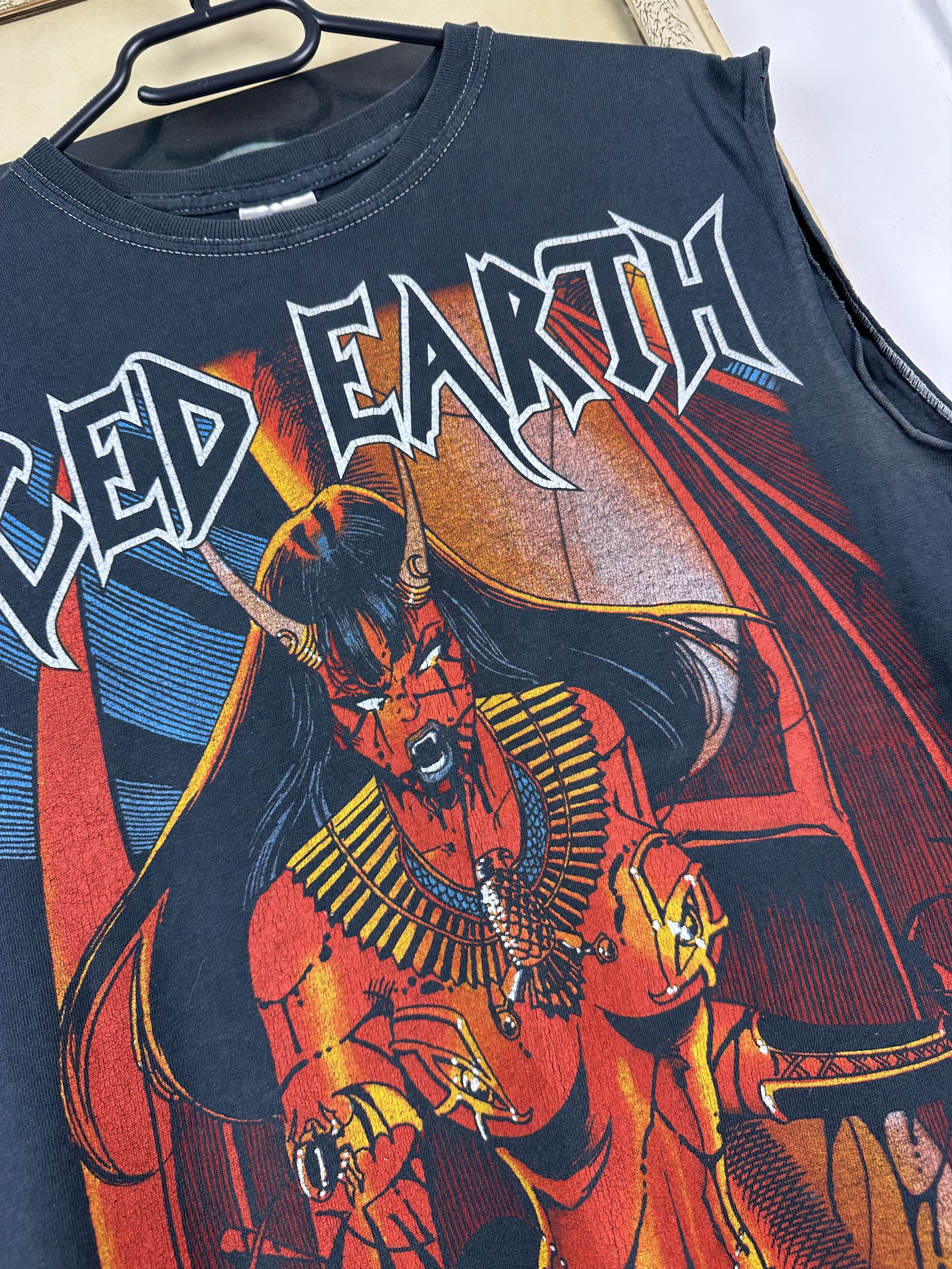 Band Tees Vintage Iced Earth Band Shirt Sleveless rare Hype Tee Size US S / EU 44-46 / 1 - 4 Thumbnail