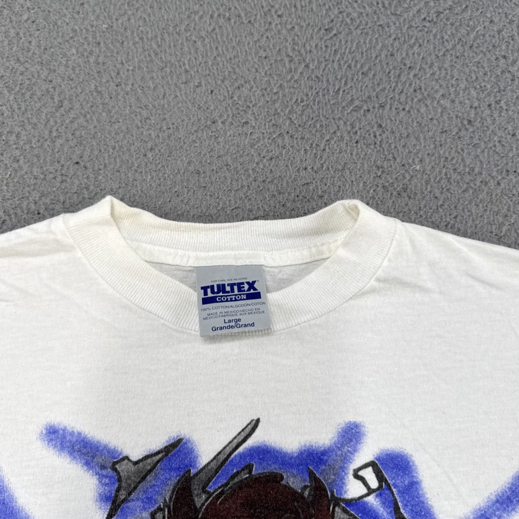 Tultex VINTAGE 1994 Looney Tunes Taz WI Badgers Double Sided T-Shirt SZ L NCAA Graphic Tultex Mens Cotton Off-White 1990s Taz WTF? Size US L / EU 52-54 / 3 - 4 Thumbnail