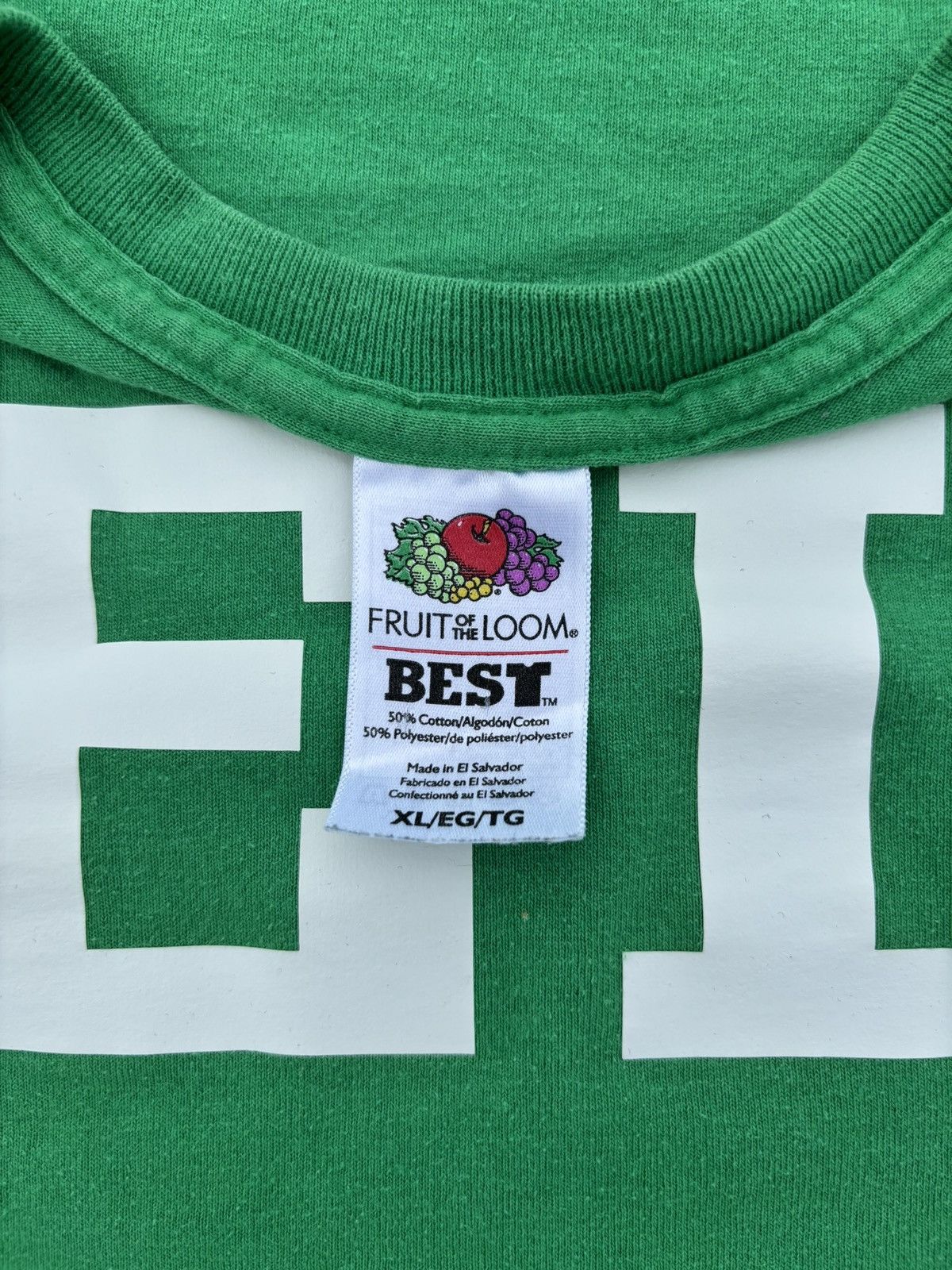 Fruit Of The Loom Vintage Y2K MSU Spartans Michigan State I Love EL T Shirt Size US XL / EU 56 / 4 - 4 Thumbnail