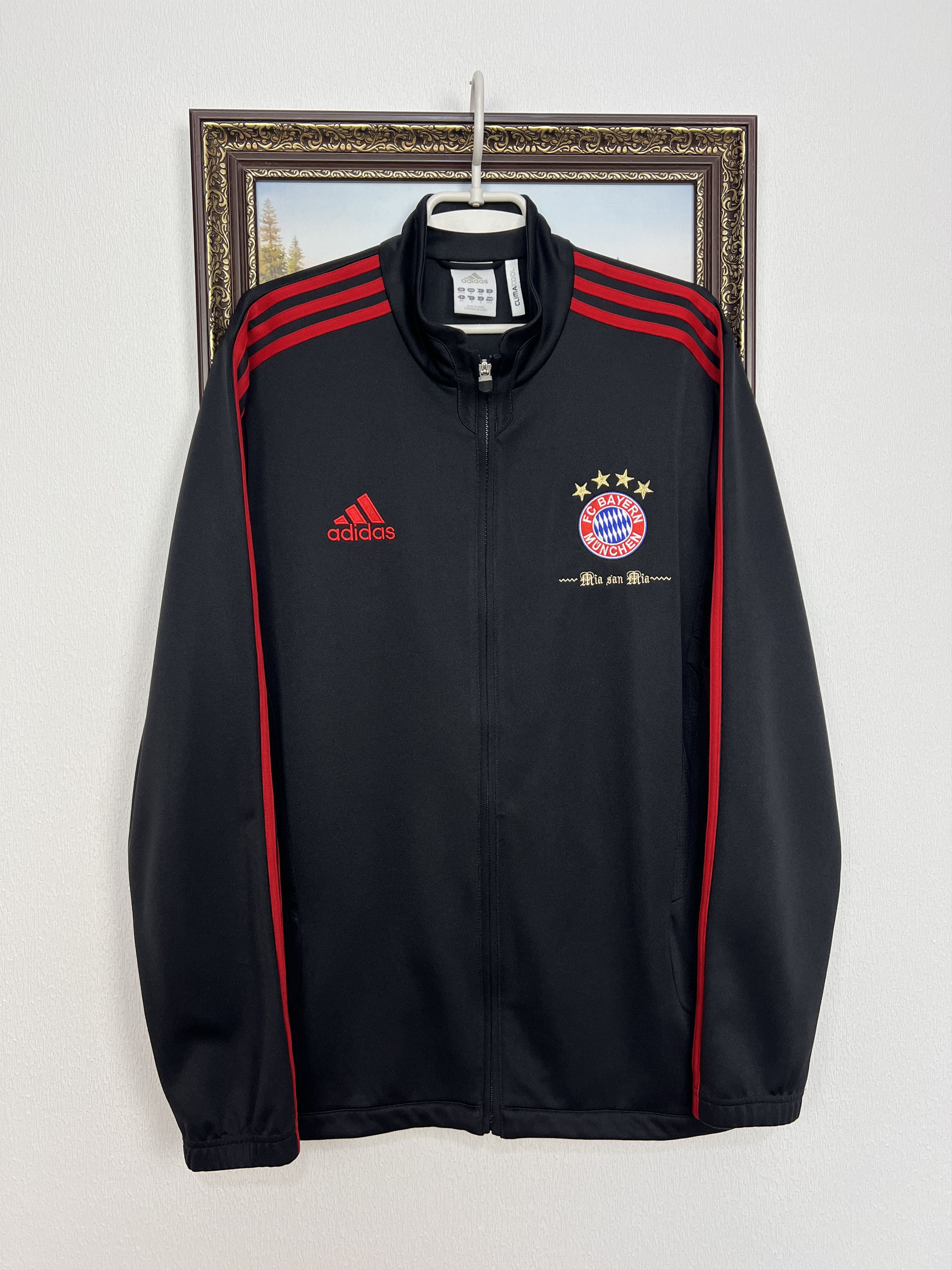 Adidas Vintage Adidas Bayern Munich Football Jacket Track Top Zip Size US M / EU 48-50 / 2 - 1 Thumbnail
