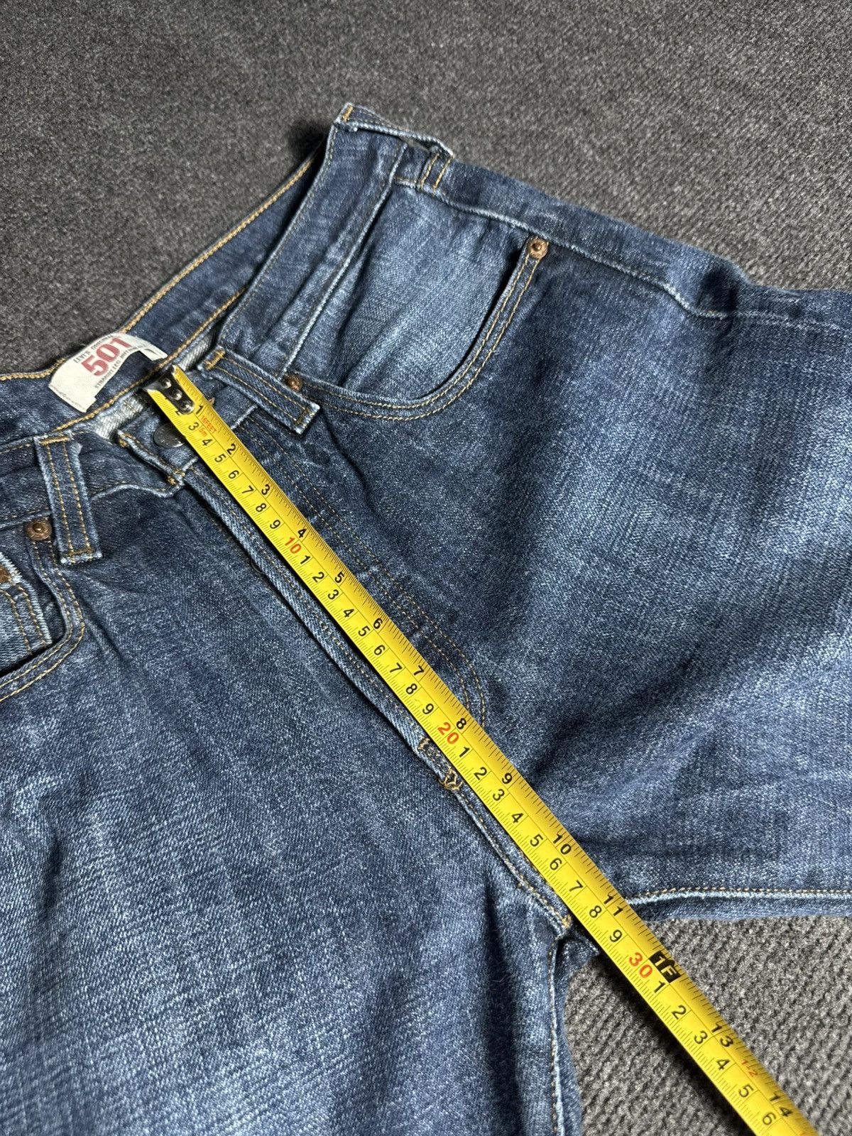 Levi's 00s Vintage Levi's 501 Western USA Straight Button Jeans Size US 32 / EU 48 - 15 Thumbnail