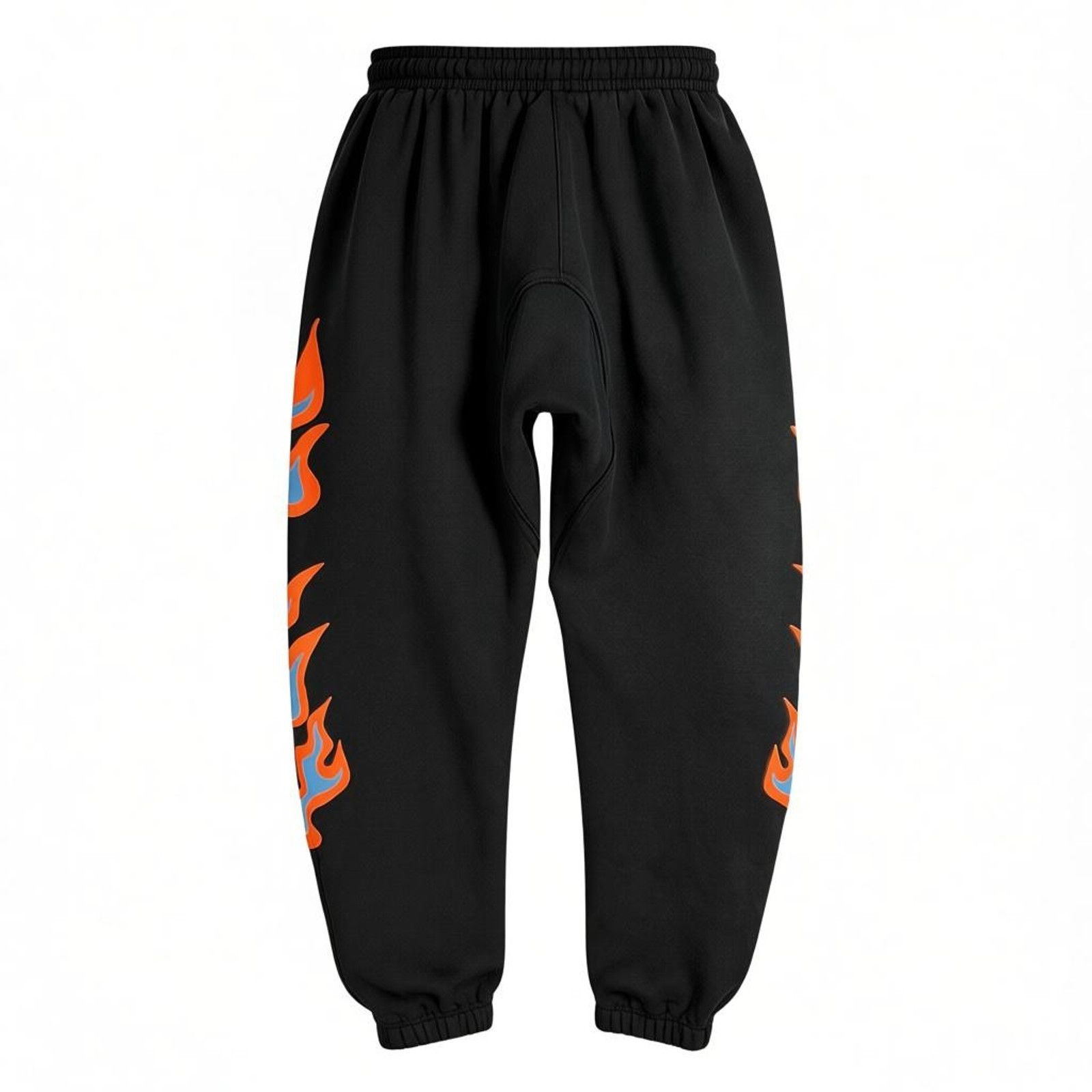 Fenty Savage Fenty Unisex XS Black Jogger Flame Accent Sweatpants Size 30" / US 8 / IT 44 - 2 Thumbnail