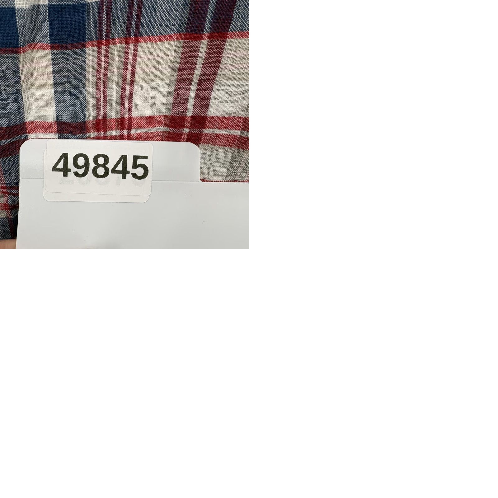 Banana Republic Banana Republic Shirt Mens Small Red Blue Plaid Linen Long Sleeve Camden Fit Size US S / EU 44-46 / 1 - 9 Thumbnail