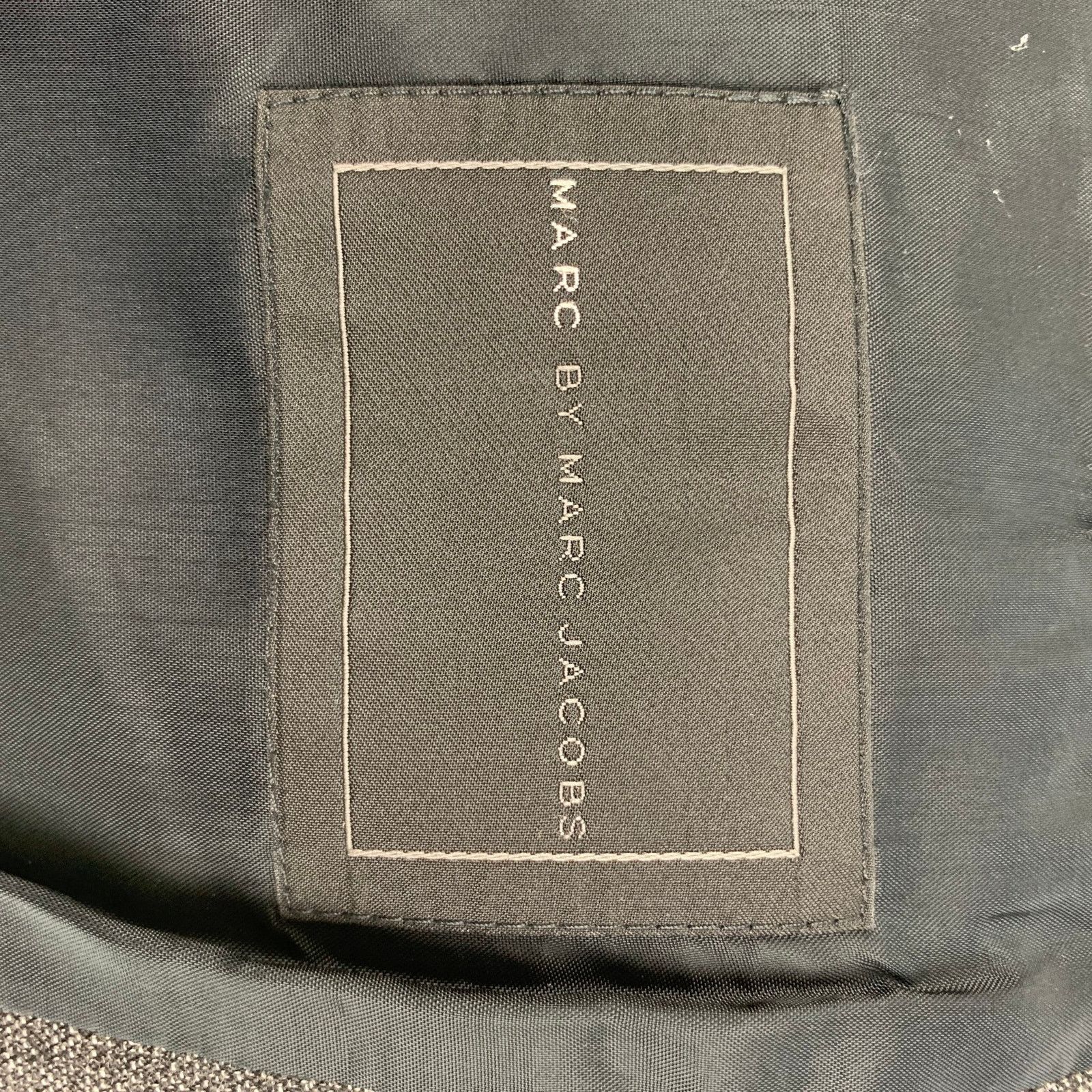 Marc by Marc Jacobs Size M Charcoal Heather Wool Blend Sport Coat Size 38R - 6 Thumbnail