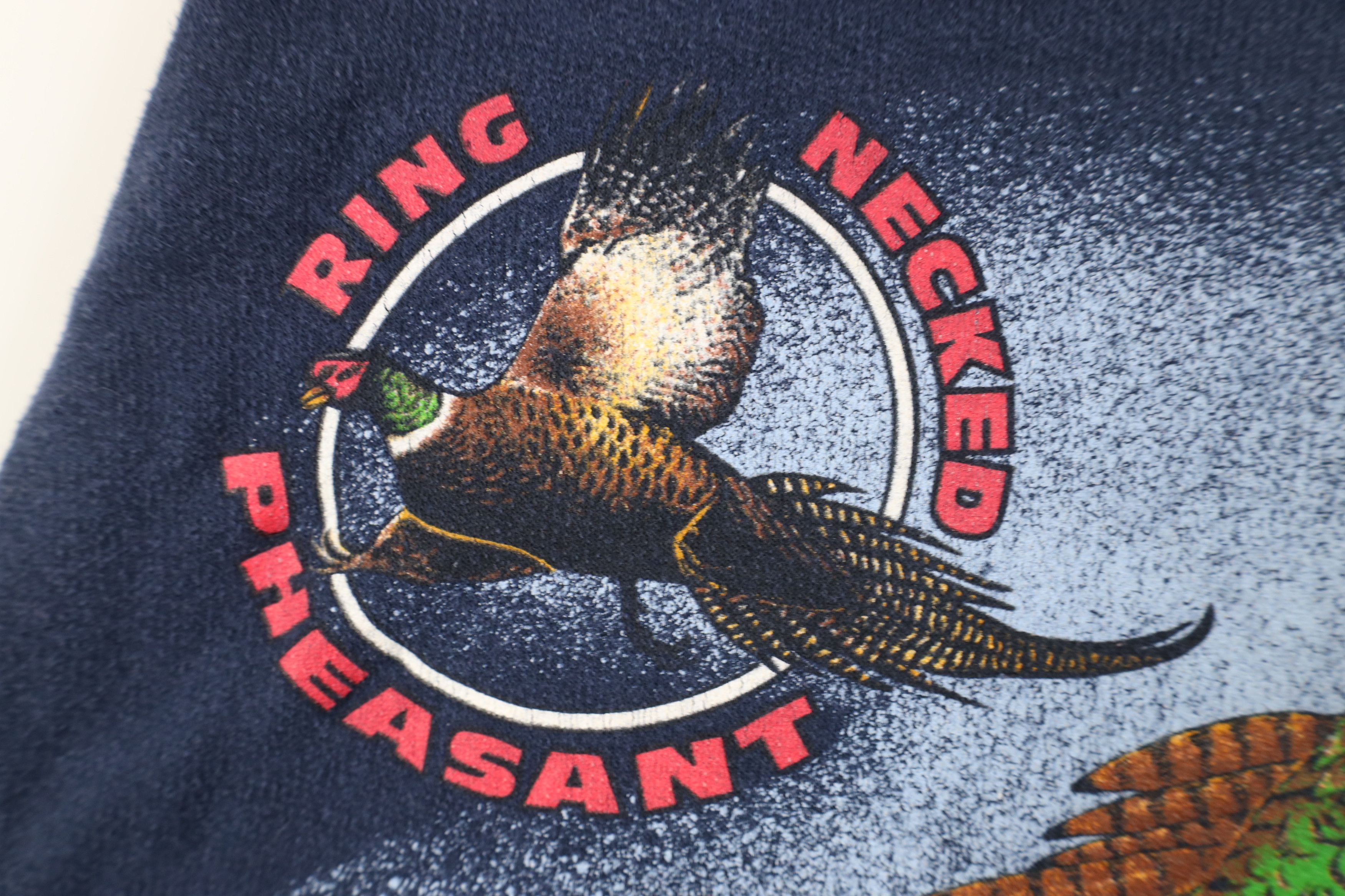 Vintage Vintage 90s National Wildlife Federation Pheasant Sweatshirt Size US L / EU 52-54 / 3 - 11 Thumbnail