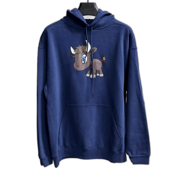 Balenciaga Balenciaga Blue Cartoon Print Hoodie-2505 Size US M / EU 48-50 / 2 - 1 Thumbnail