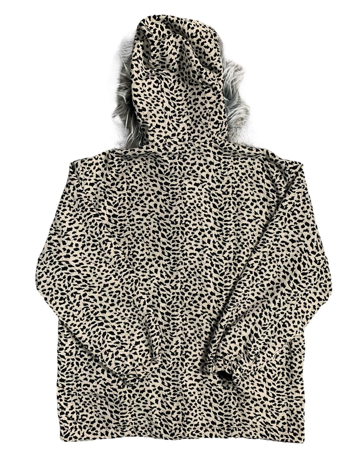Le Grande Bleu (L.G.B.) LEOPARD REVERSIBLE FUR HOODIE ZIP JACKET IFSIX LGB STYLE Size US L / EU 52-54 / 3 - 3 Thumbnail